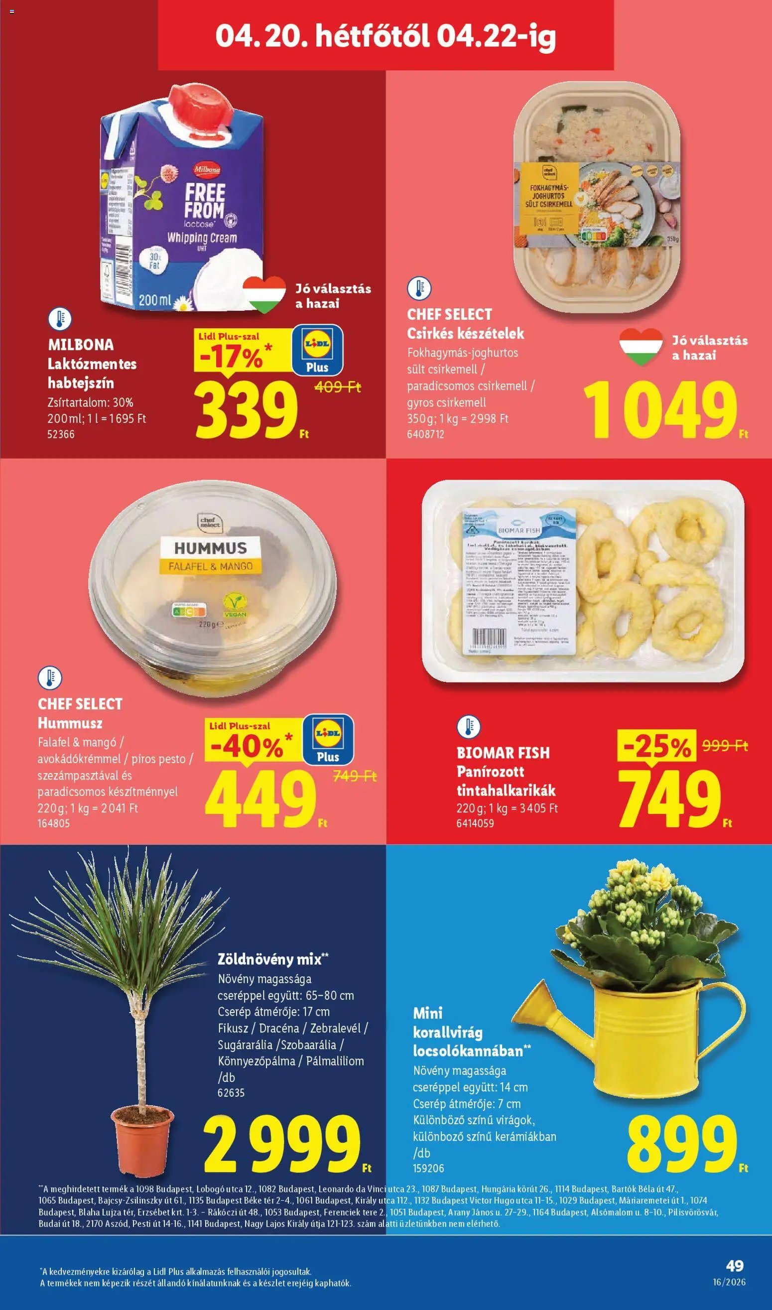 Lidl újság 2026.04.16. Lidl akciós újság (2026-04-16 - 2026-04-22)
