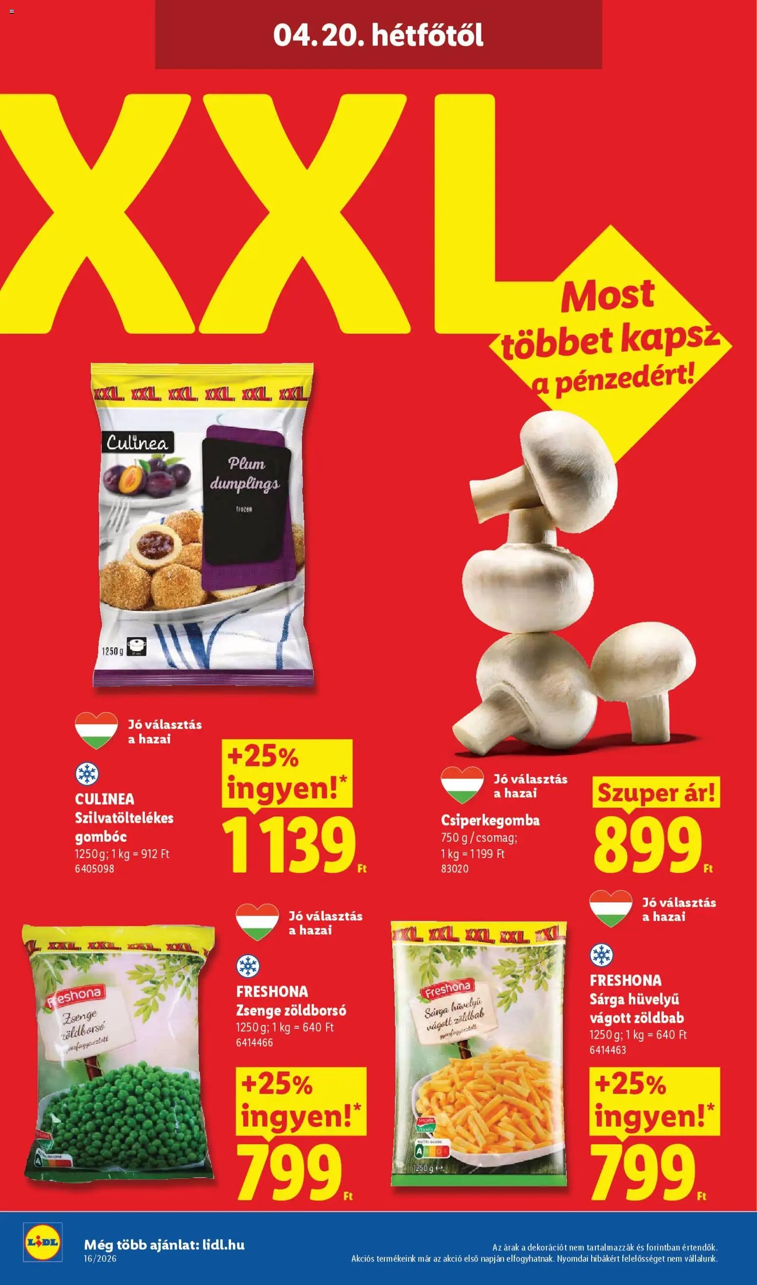Lidl újság 2026.04.16. Lidl akciós újság (2026-04-16 - 2026-04-22)