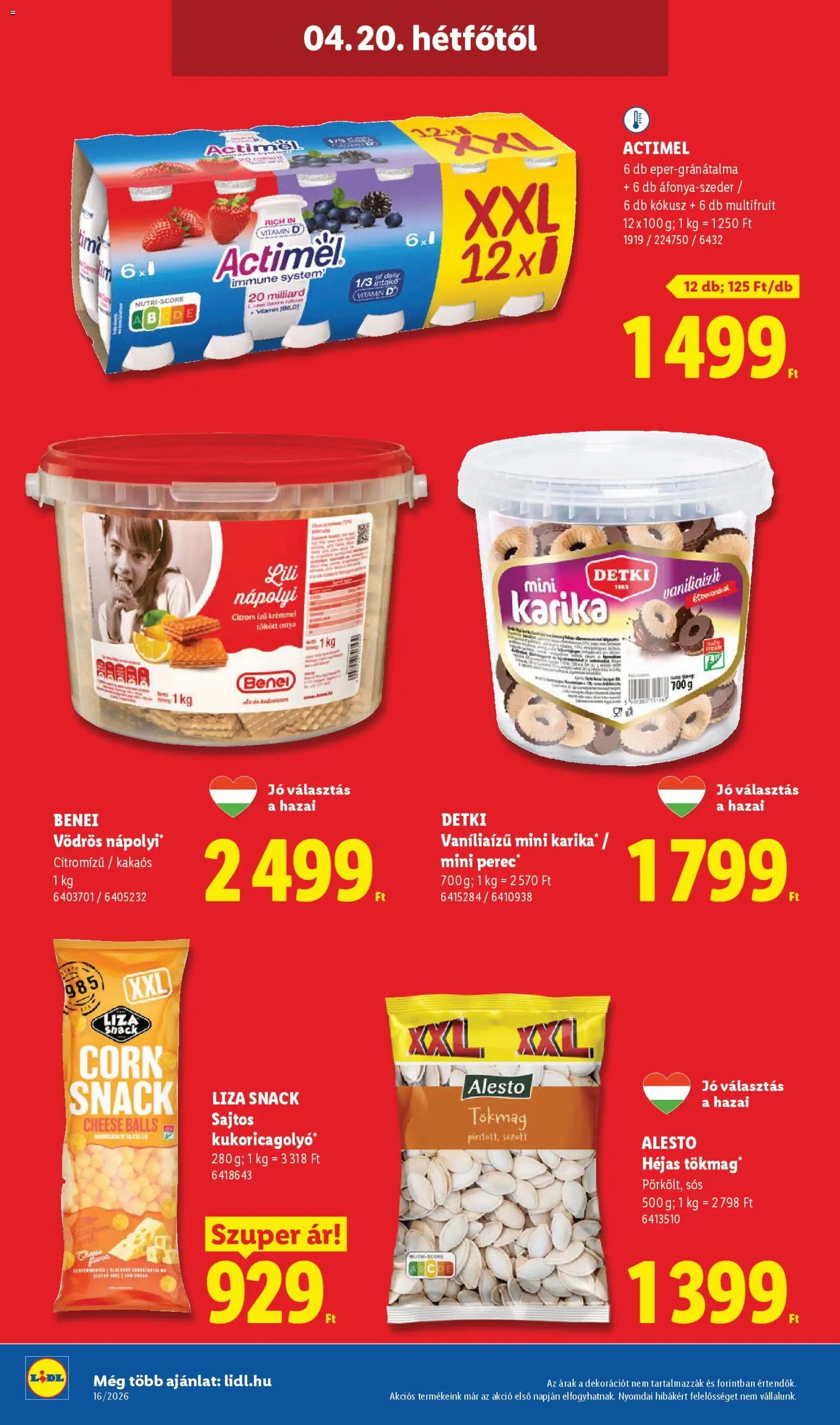 Lidl újság 2026.04.16. Lidl akciós újság (2026-04-16 - 2026-04-22)