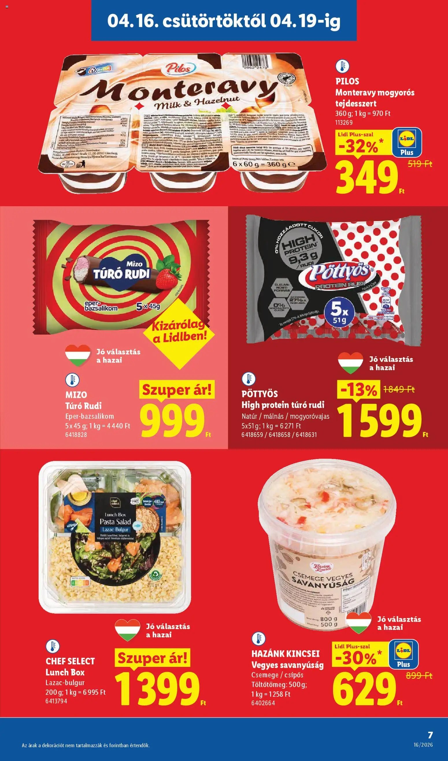 Lidl újság 2026.04.16. Lidl akciós újság (2026-04-16 - 2026-04-22)