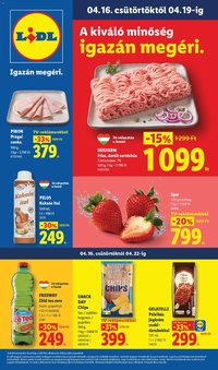 Lidl újság 2026.04.16. Lidl akciós újság (2026-04-16 - 2026-04-22)