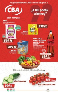 CBA újság 2026.03.26. CBA akciós újság (2026-03-26 - 2026-04-04)