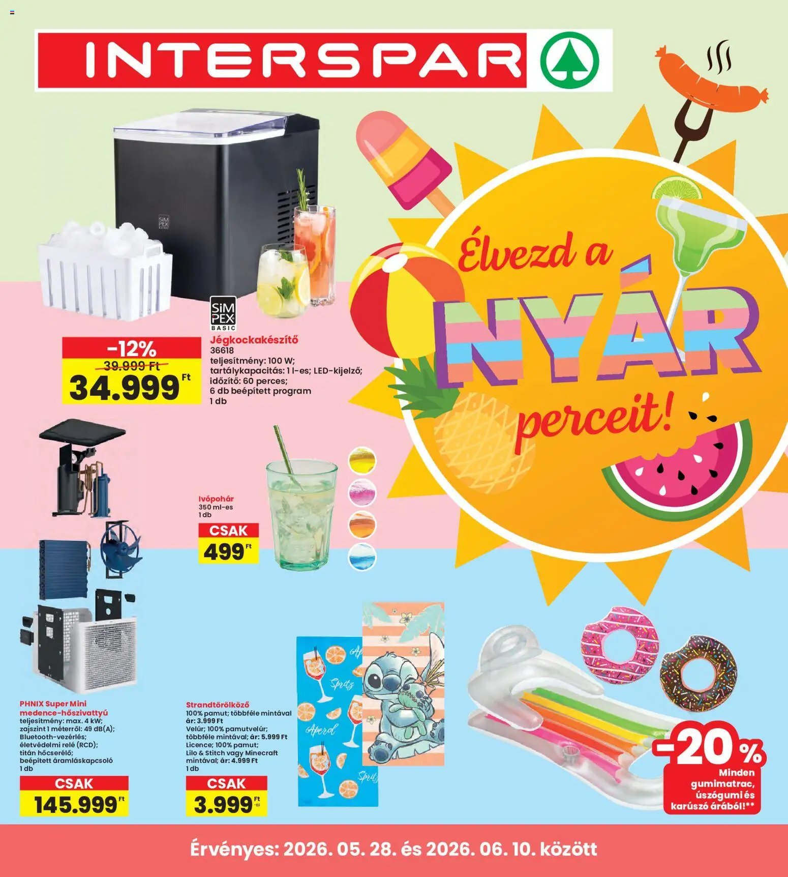 Interspar újság 2026.05.28. Interspar Nyár II. (2026-05-28 - 2026-06-10)