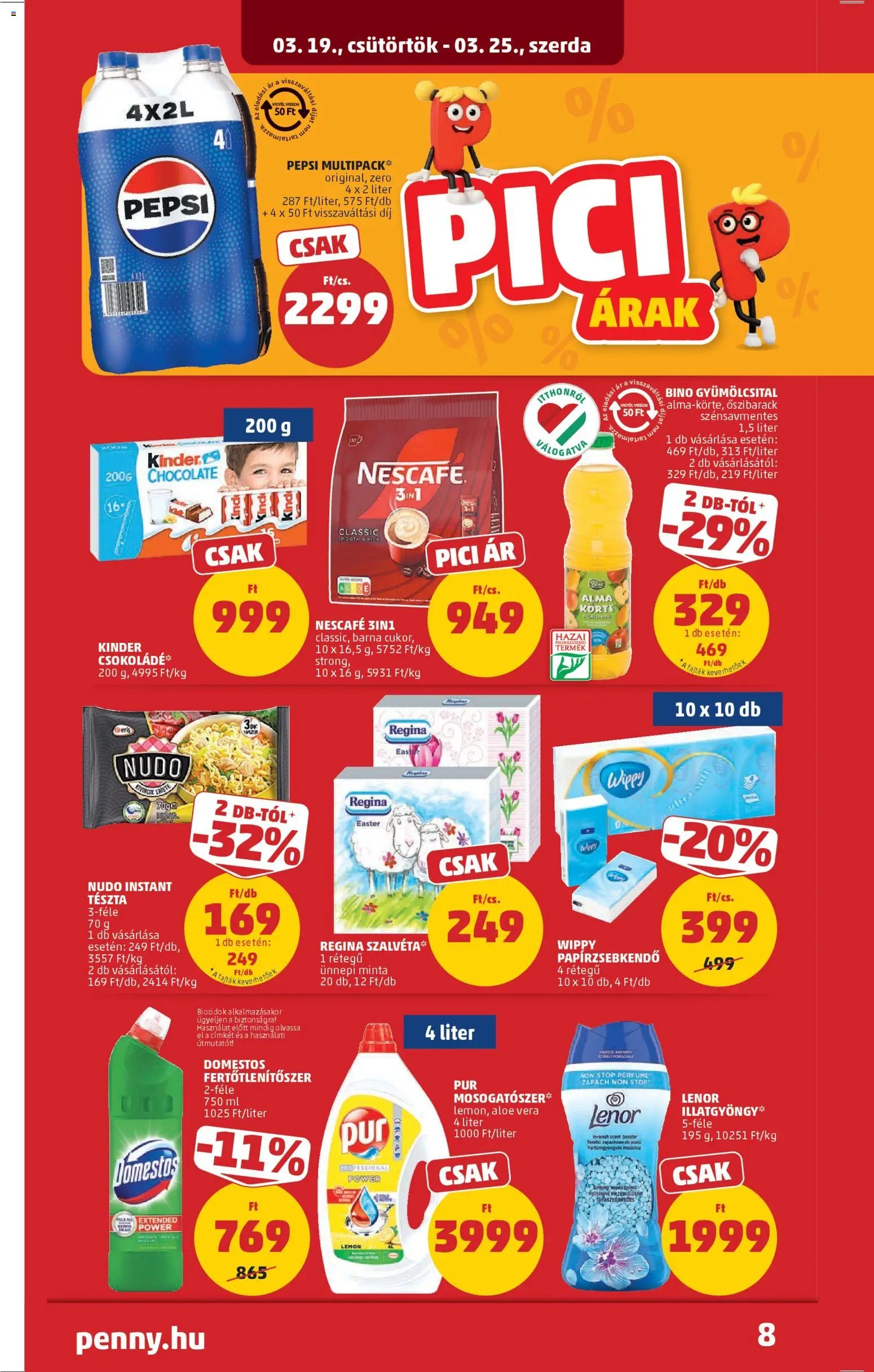 PENNY újság 2026.03.19. PENNY akciós újság (2026-03-19 - 2026-03-25)