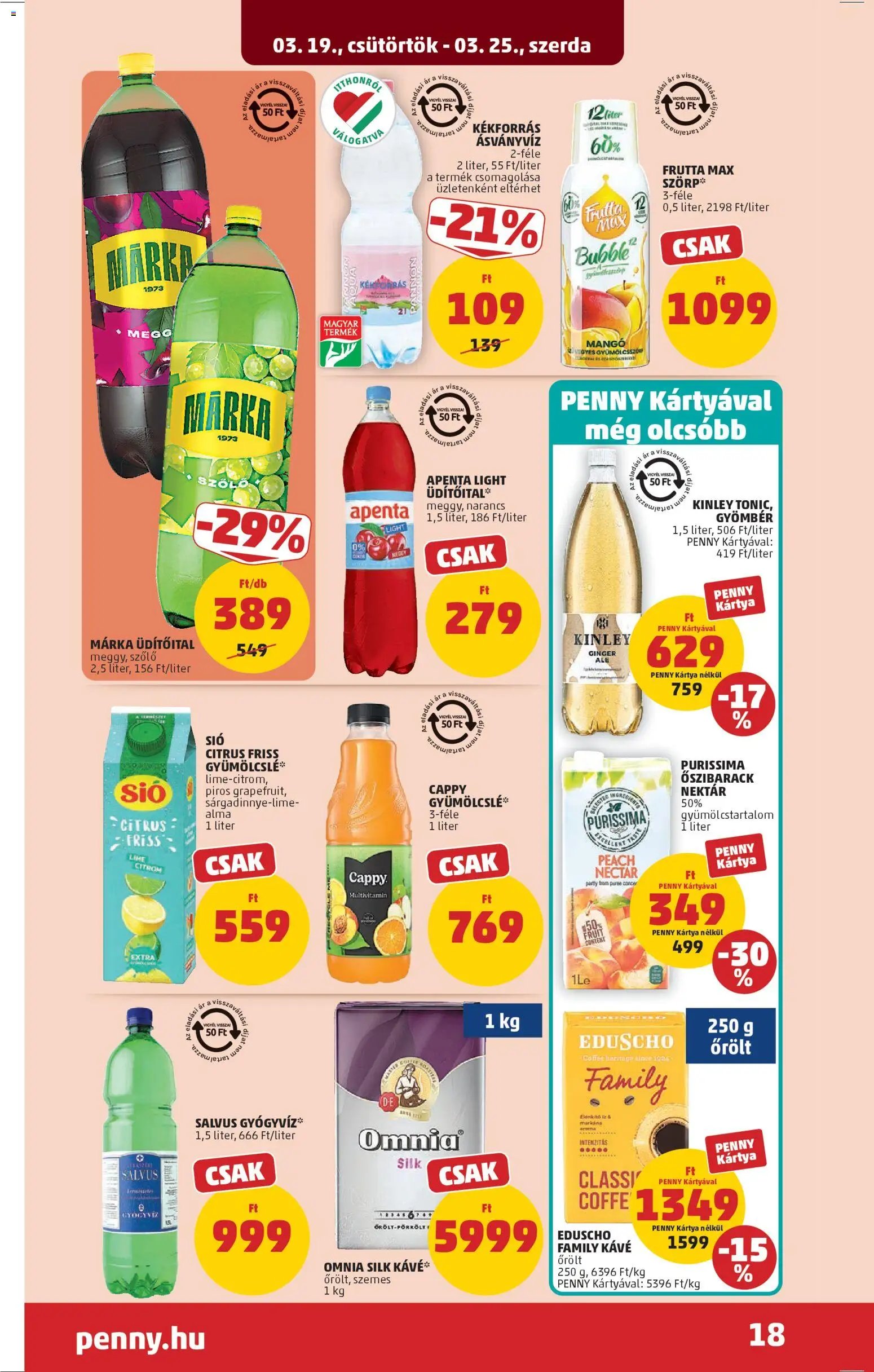 PENNY újság 2026.03.19. PENNY akciós újság (2026-03-19 - 2026-03-25)