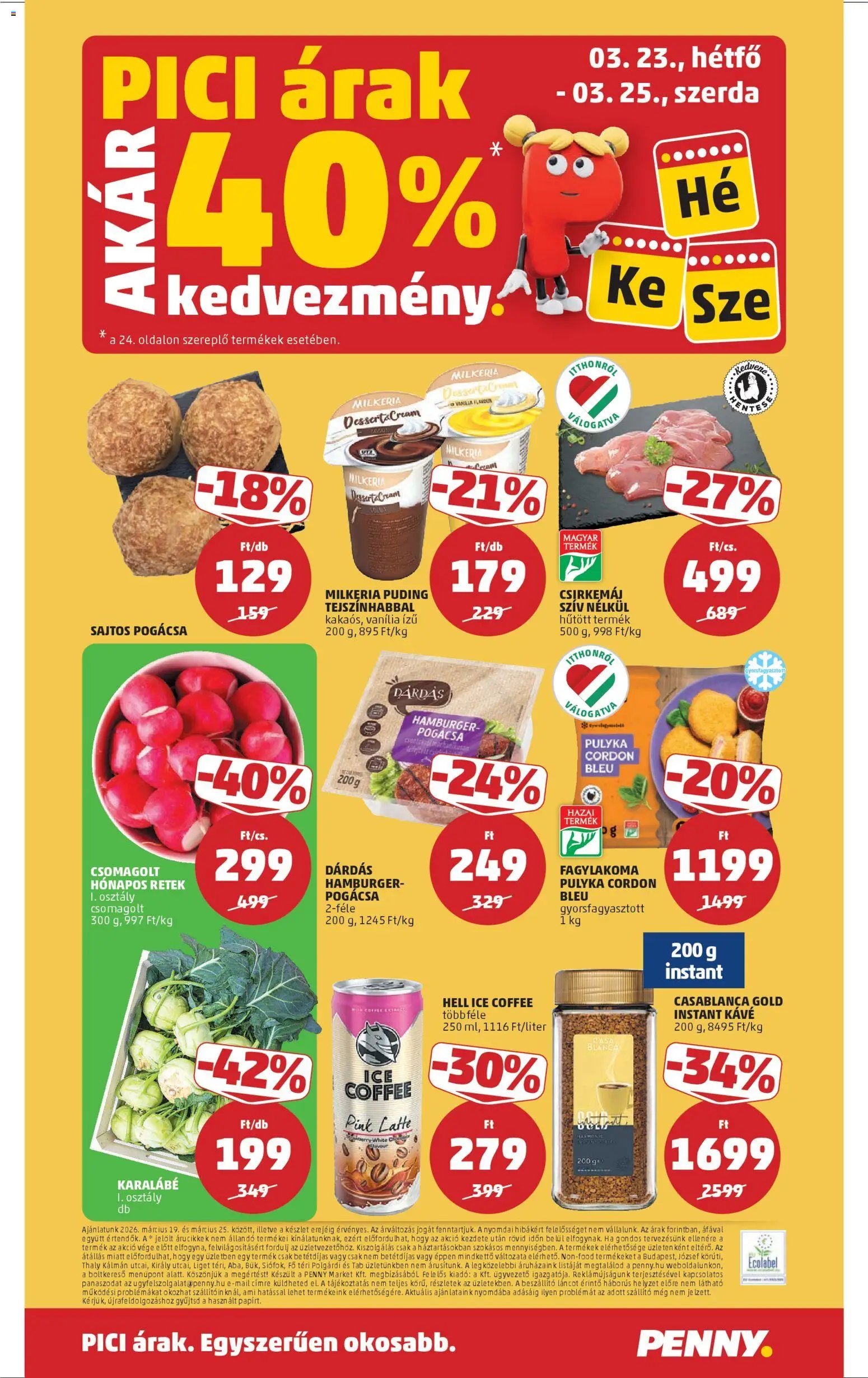 PENNY újság 2026.03.19. PENNY akciós újság (2026-03-19 - 2026-03-25)