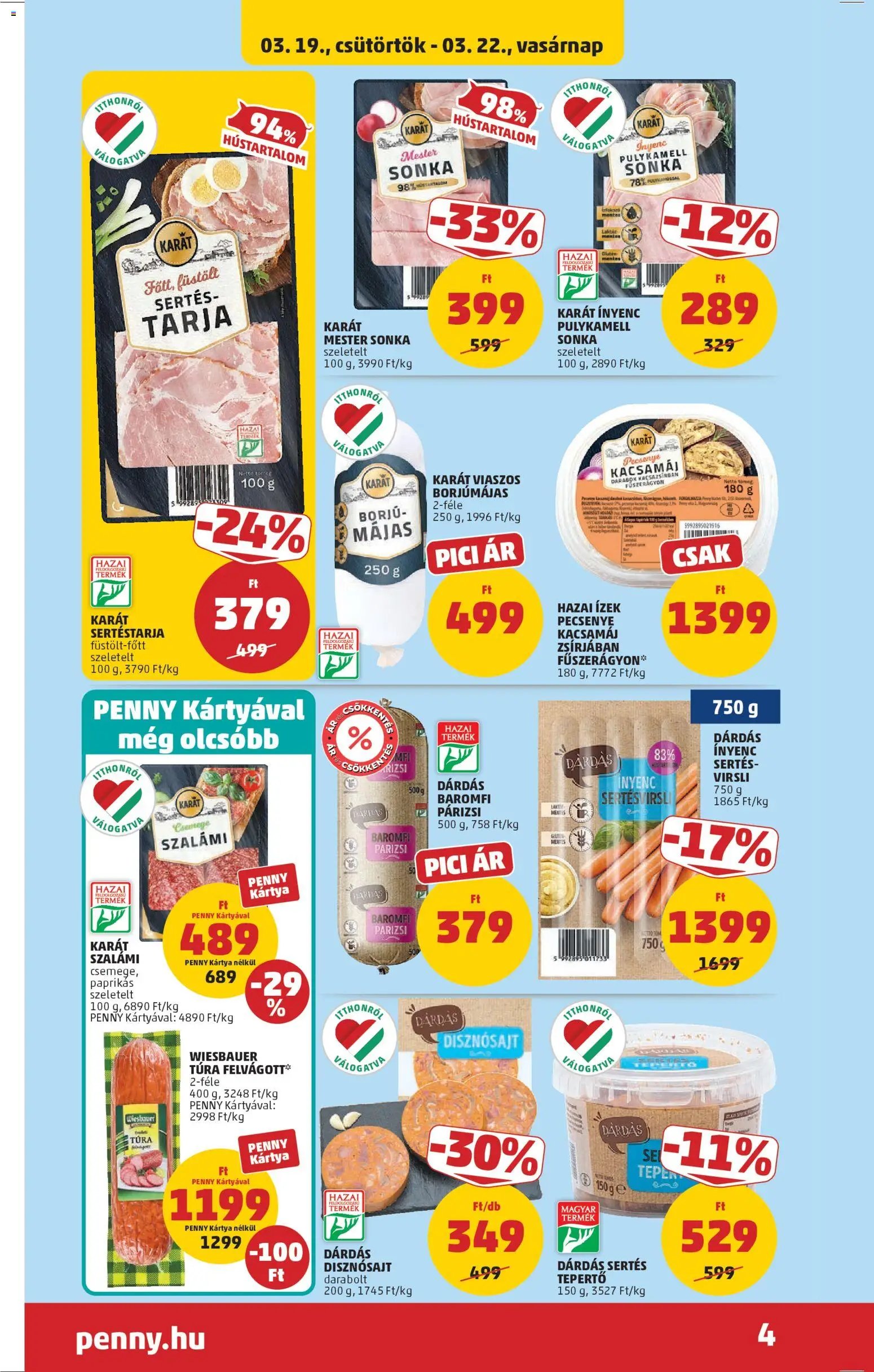 PENNY újság 2026.03.19. PENNY akciós újság (2026-03-19 - 2026-03-25)