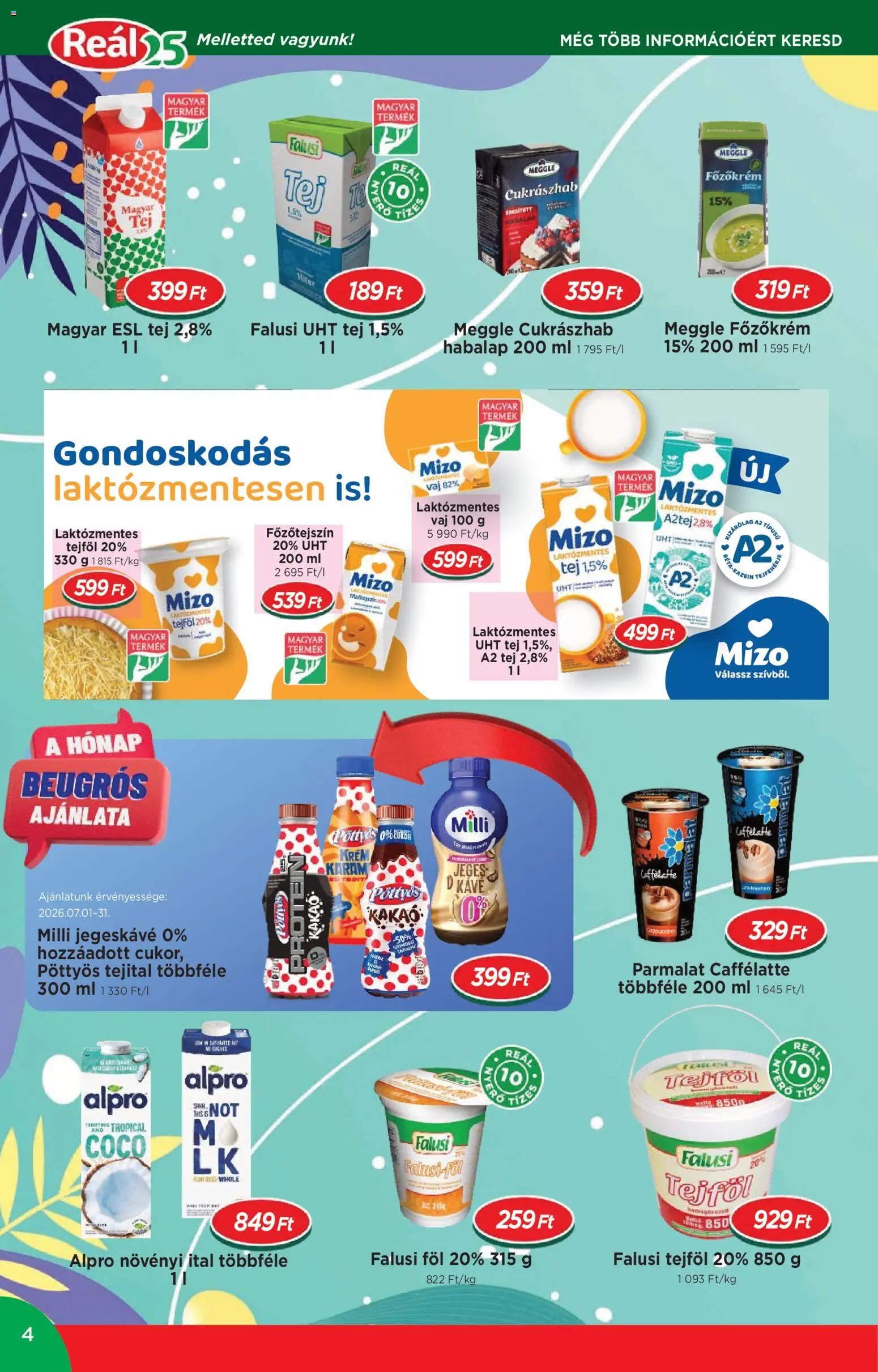 Reál újság 2026.07.01. Reál akciós újság
