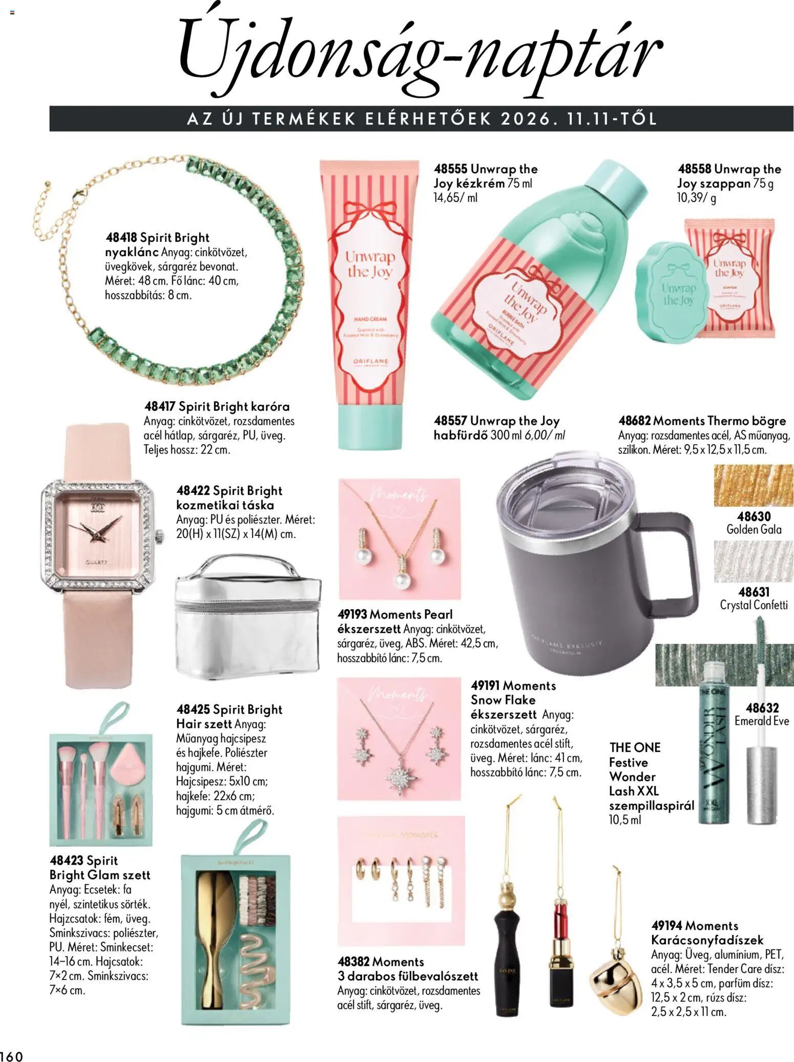 Oriflame Karácsony akciós újság 2026.11.11. -tól/től 🧑‍🎄❄️