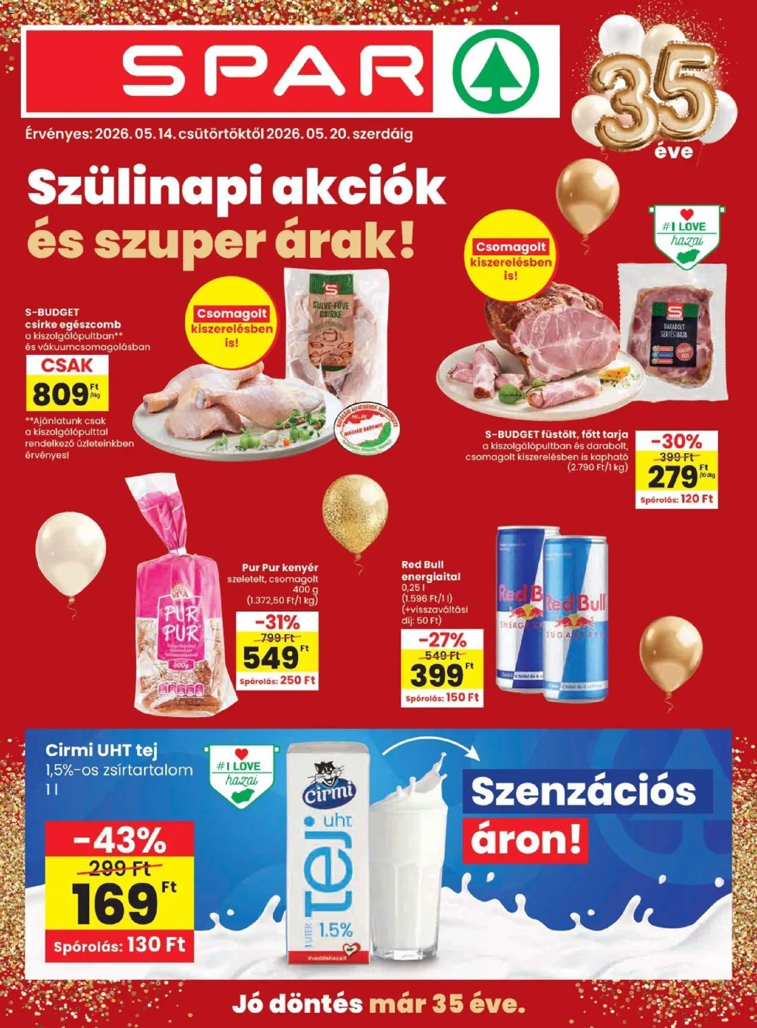 Spar újság 2026.05.14. Spar akciós újság (2026-05-14 - 2026-05-20)
