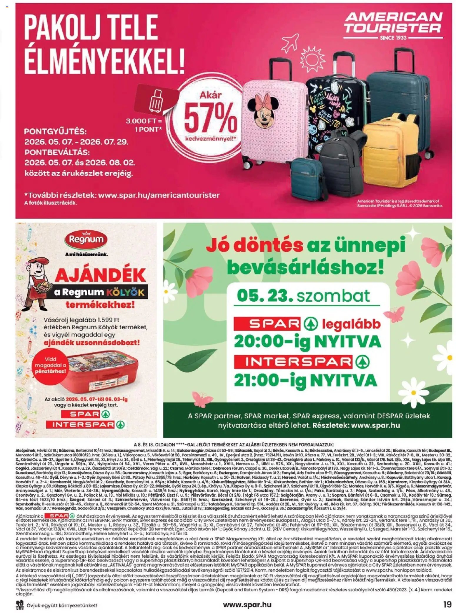 Spar újság 2026.05.14. Spar akciós újság (2026-05-14 - 2026-05-20)
