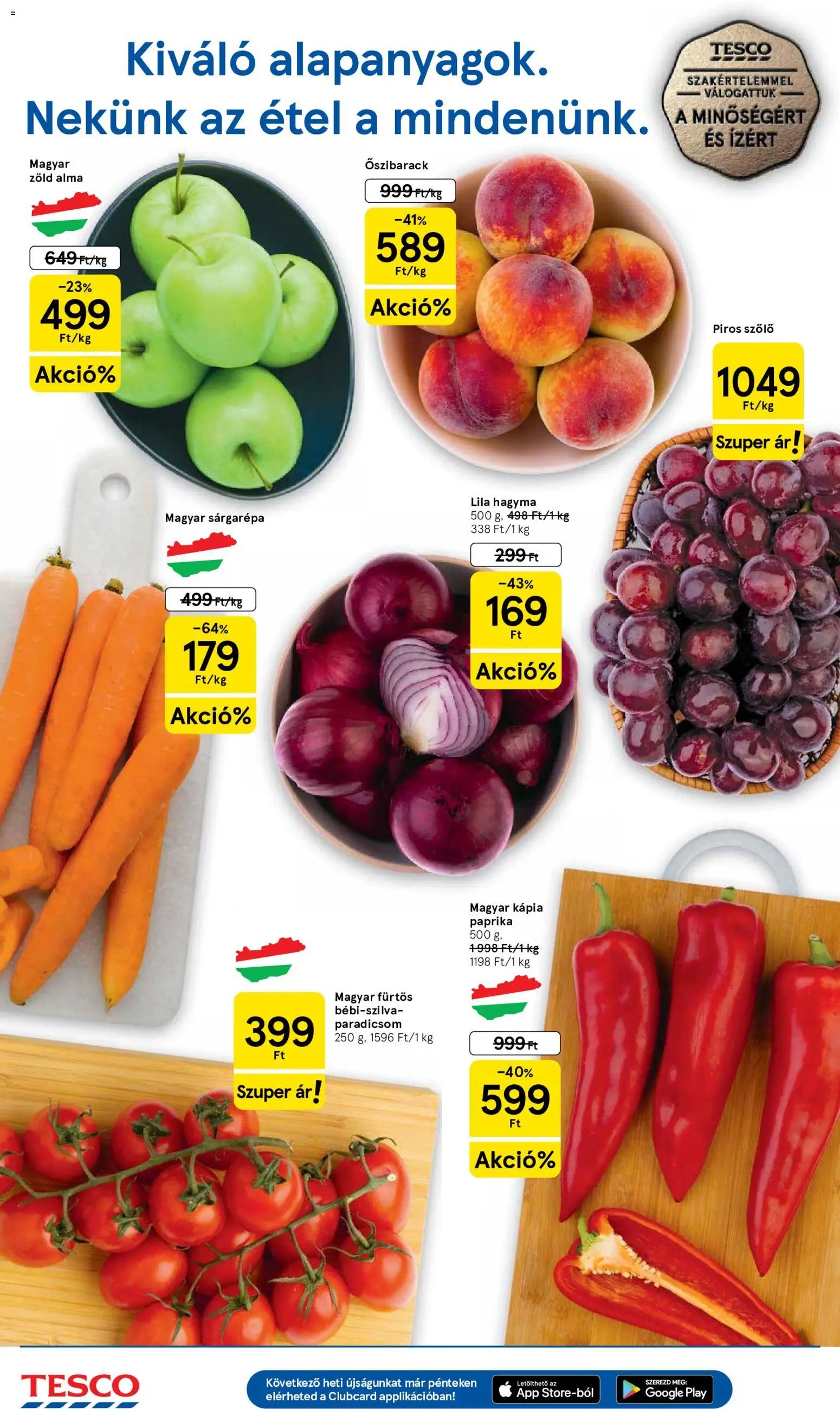 Tesco újság 2026.08.18. Tesco aktuális akciós újság