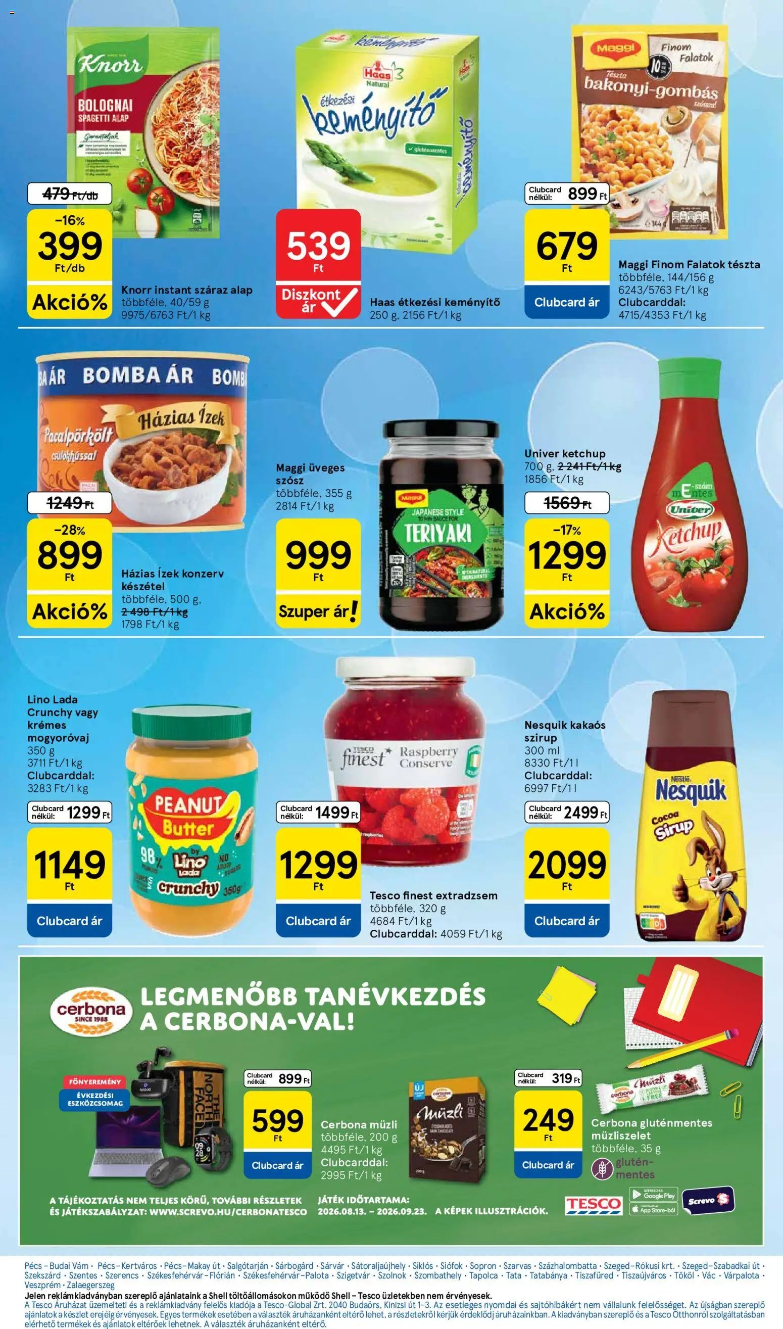 Tesco újság 2026.08.18. Tesco aktuális akciós újság