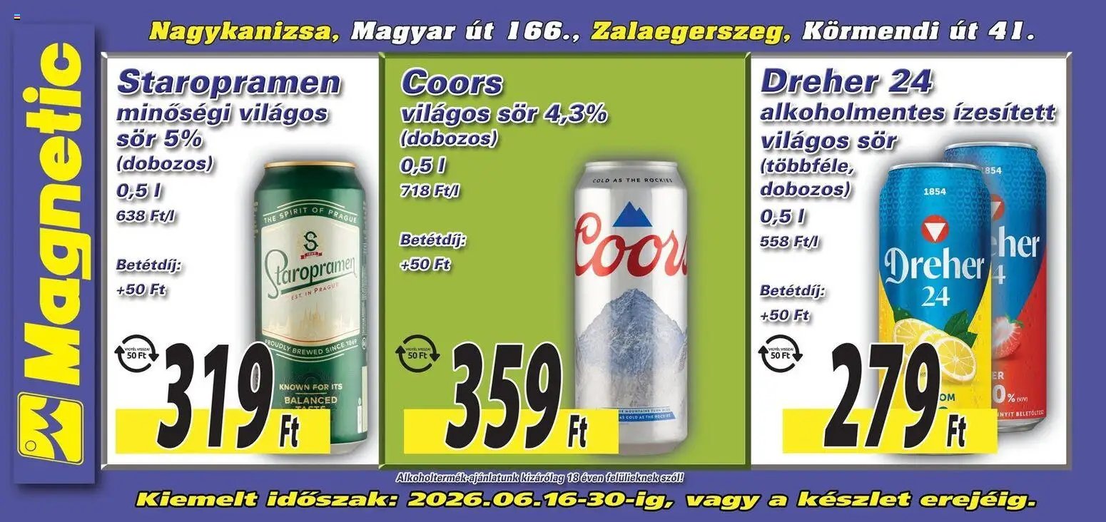 Magnetic újság 2026.06.16. Magnetic Aktuális óriásplakátok