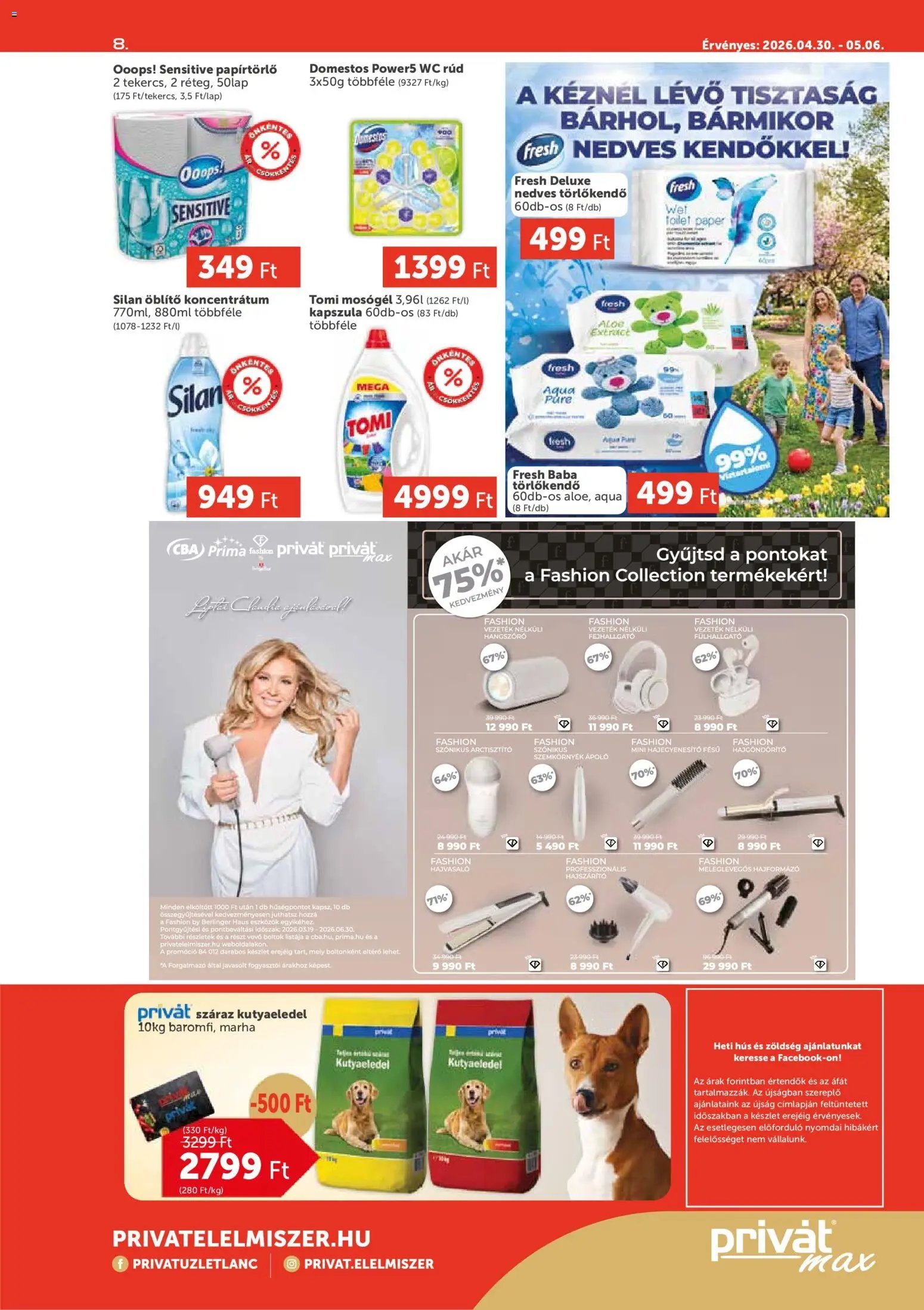 PRIVÁT újság 2026.04.30. PRIVÁT Aktuális szórólap MAX (2026-04-30 - 2026-05-06)