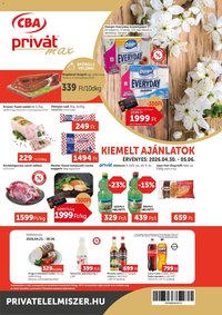 PRIVÁT újság 2026.04.30. PRIVÁT Aktuális szórólap MAX (2026-04-30 - 2026-05-06)