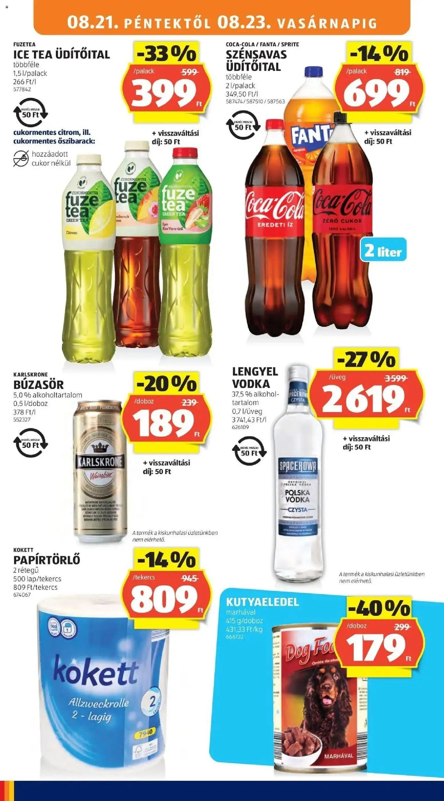 Aldi újság 2026.08.21. Aldi aktuális akciós újság