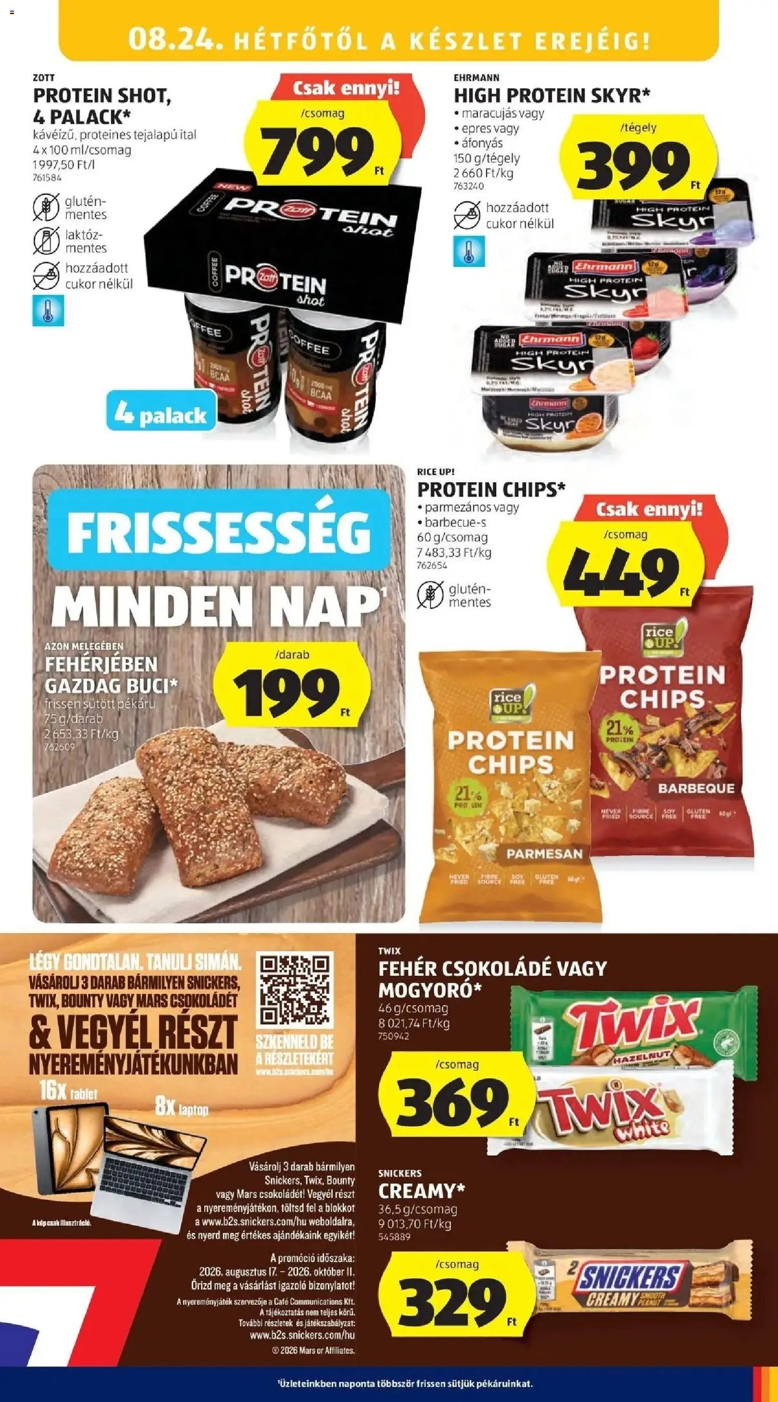 Aldi újság 2026.08.21. Aldi aktuális akciós újság