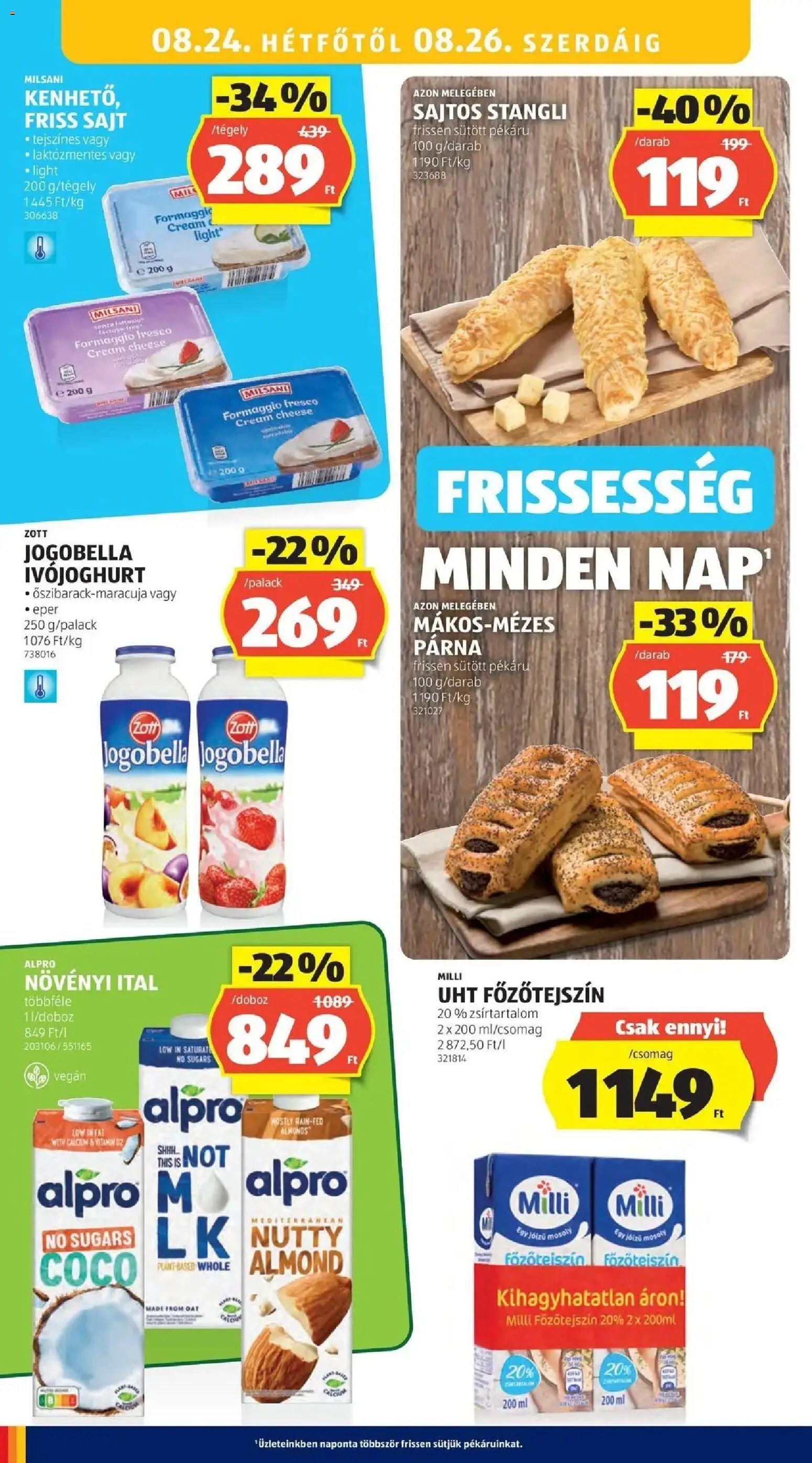 Aldi újság 2026.08.21. Aldi aktuális akciós újság