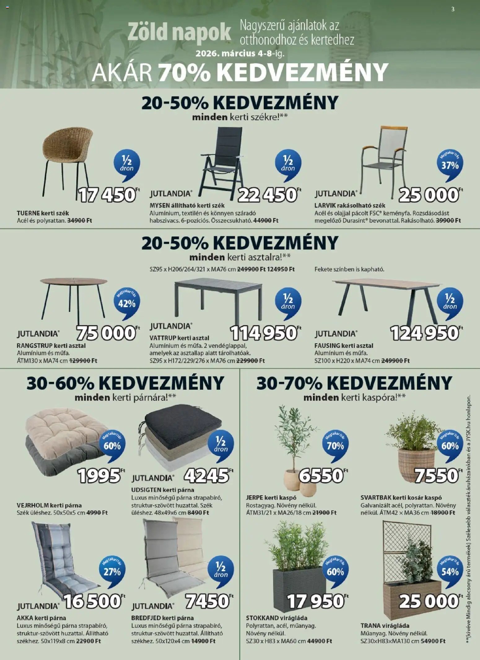 JYSK újság 2026.03.04. JYSK akciós újság (2026-03-04 - 2026-04-07)