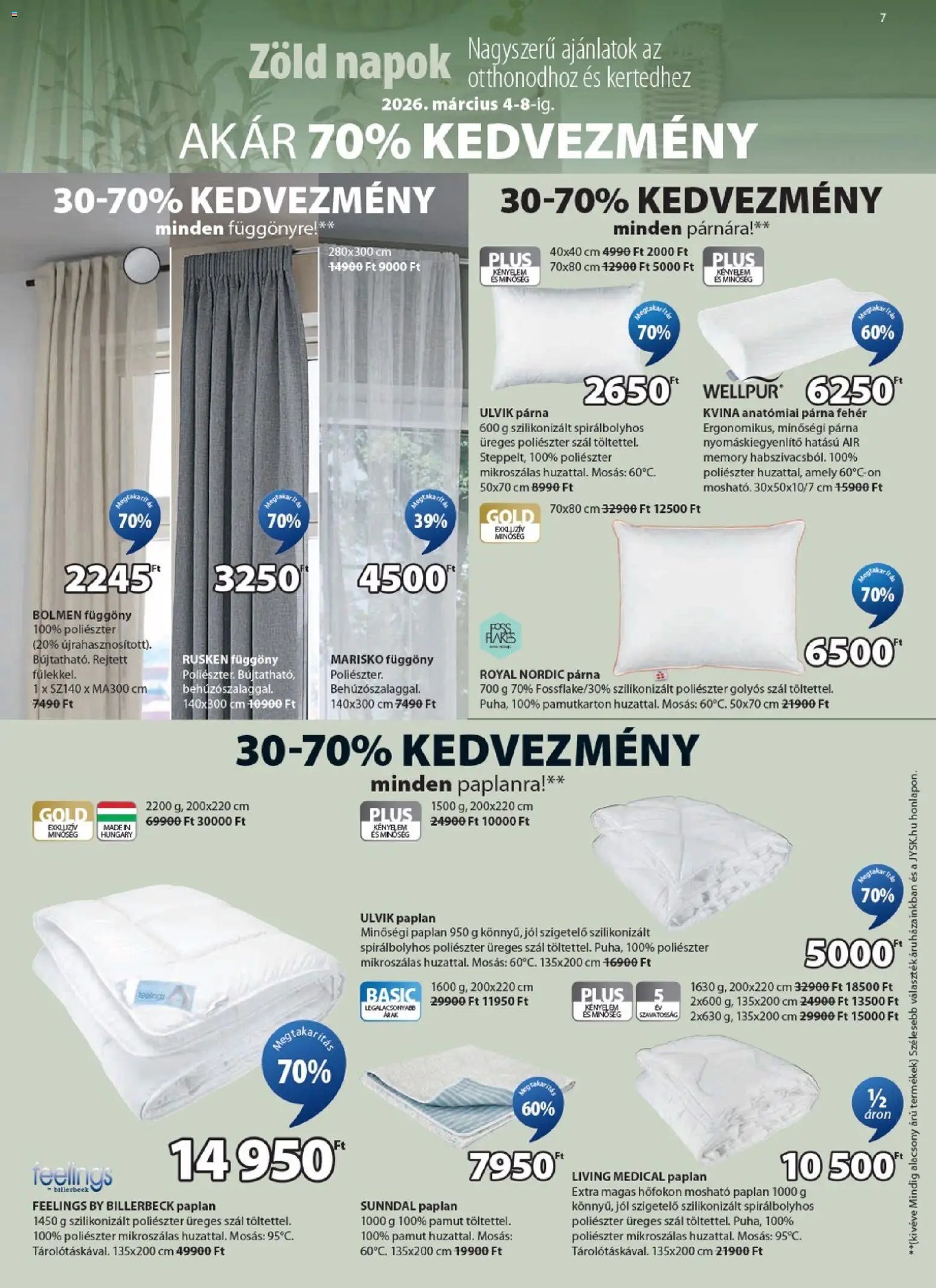 JYSK újság 2026.03.04. JYSK akciós újság (2026-03-04 - 2026-04-07)