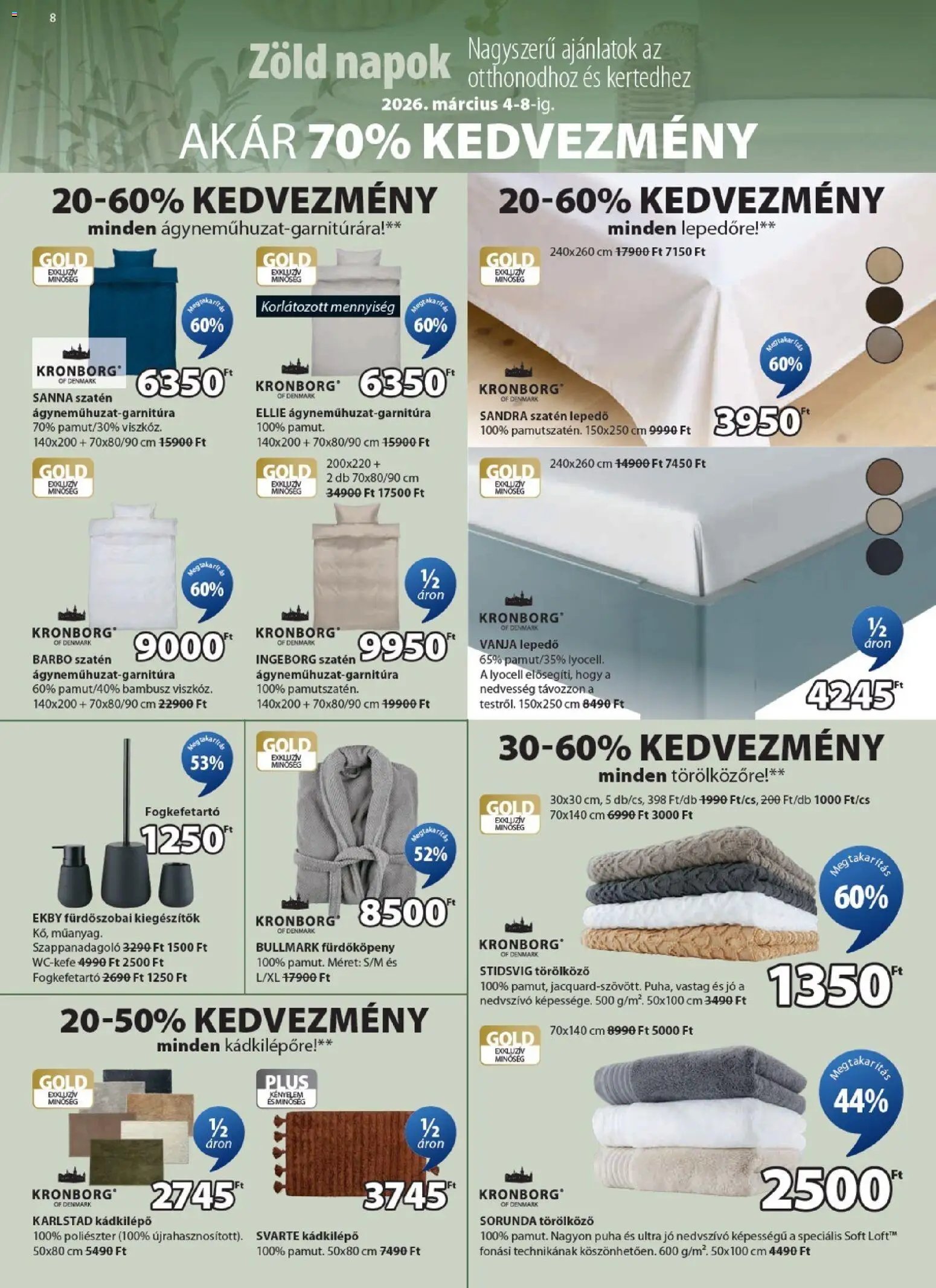 JYSK újság 2026.03.04. JYSK akciós újság (2026-03-04 - 2026-04-07)