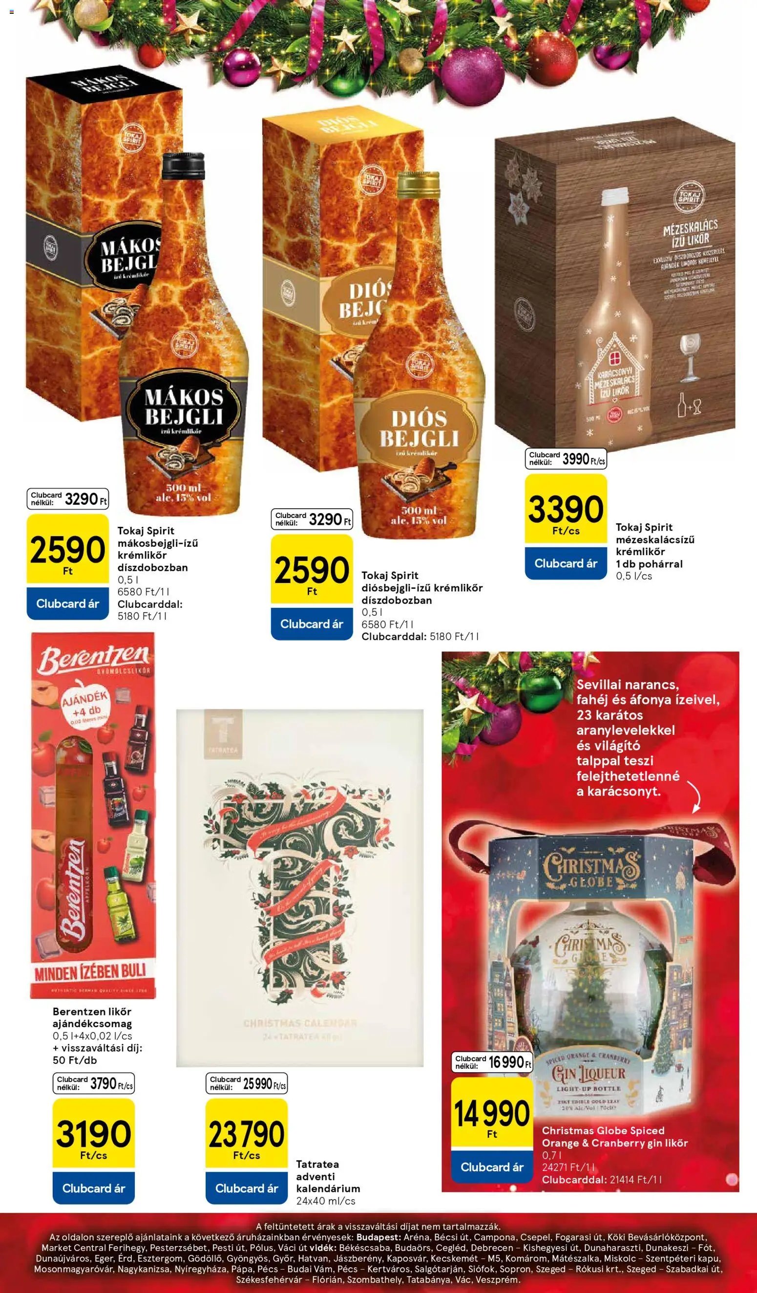 Tesco újság 2025.11.06. Karácsonyi katalógus (2025-11-06 - 2025-11-12)