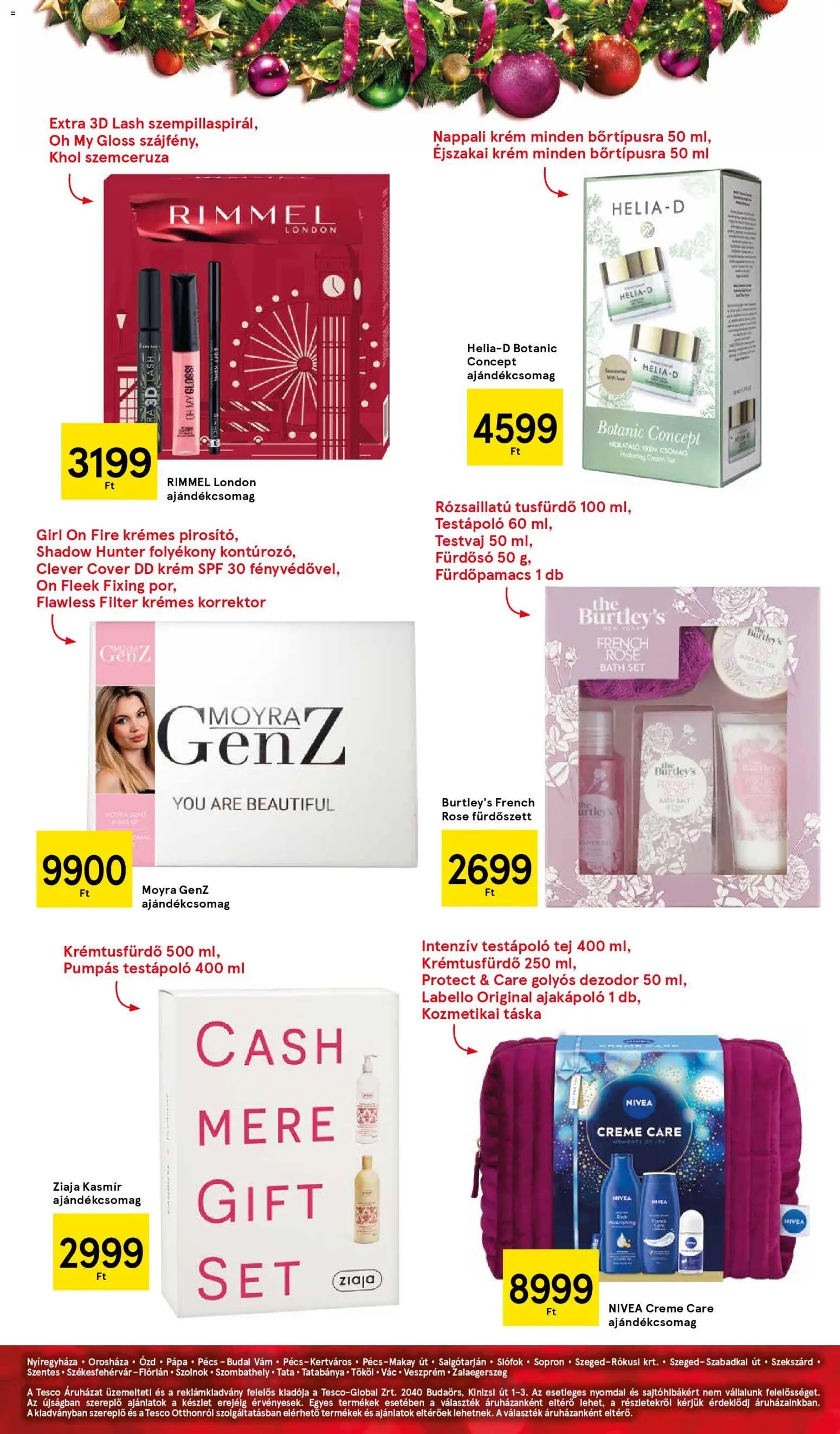 Tesco újság 2025.11.06. Karácsonyi katalógus (2025-11-06 - 2025-11-12)