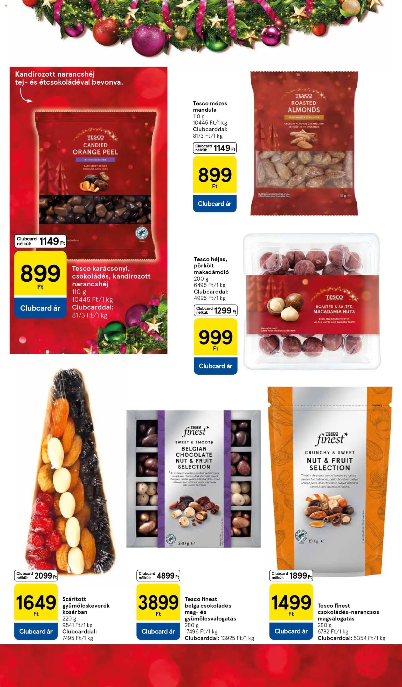 Tesco újság 2025.11.06. Karácsonyi katalógus (2025-11-06 - 2025-11-12)