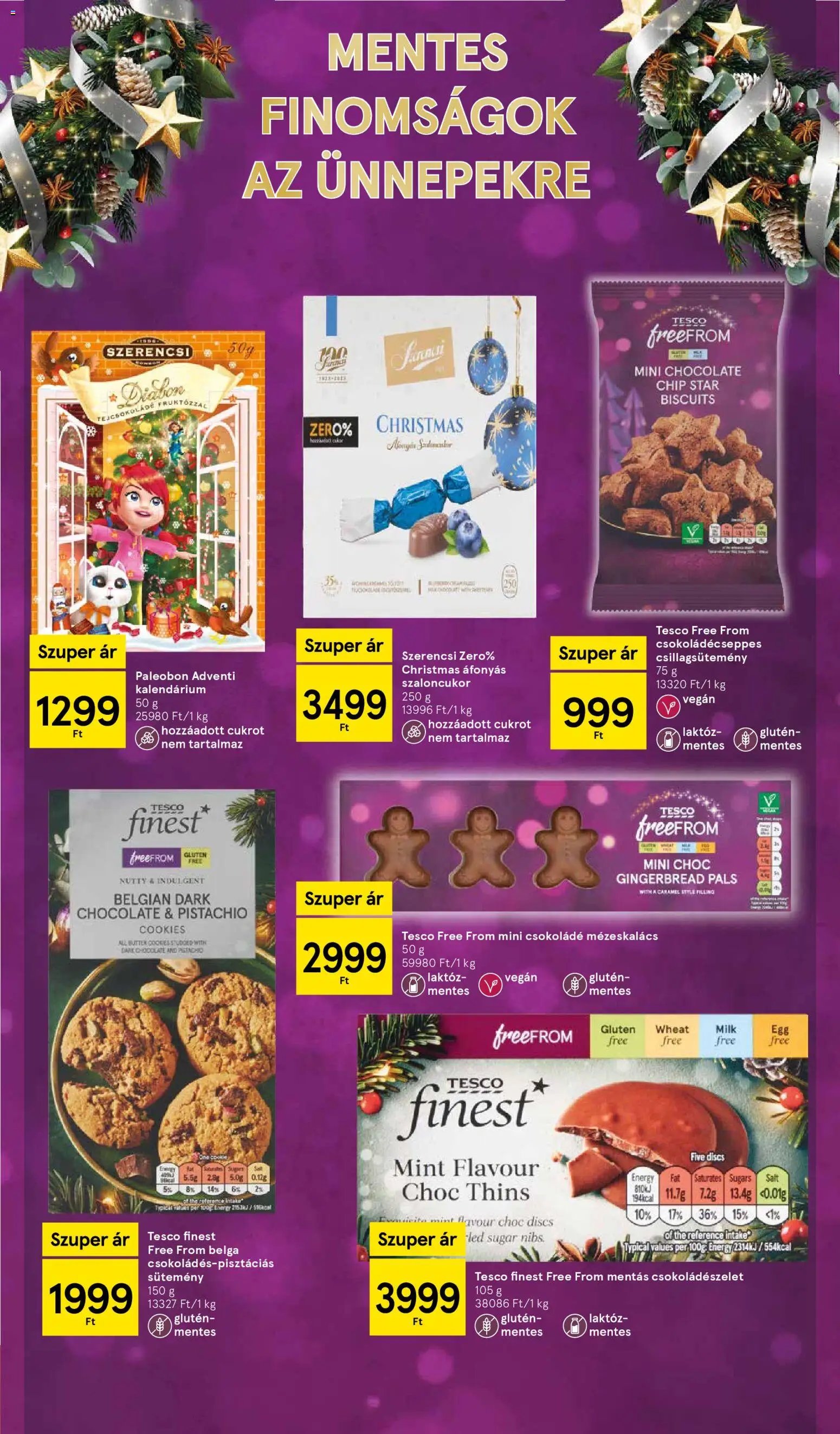 Tesco újság 2025.11.06. Karácsonyi katalógus (2025-11-06 - 2025-11-12)
