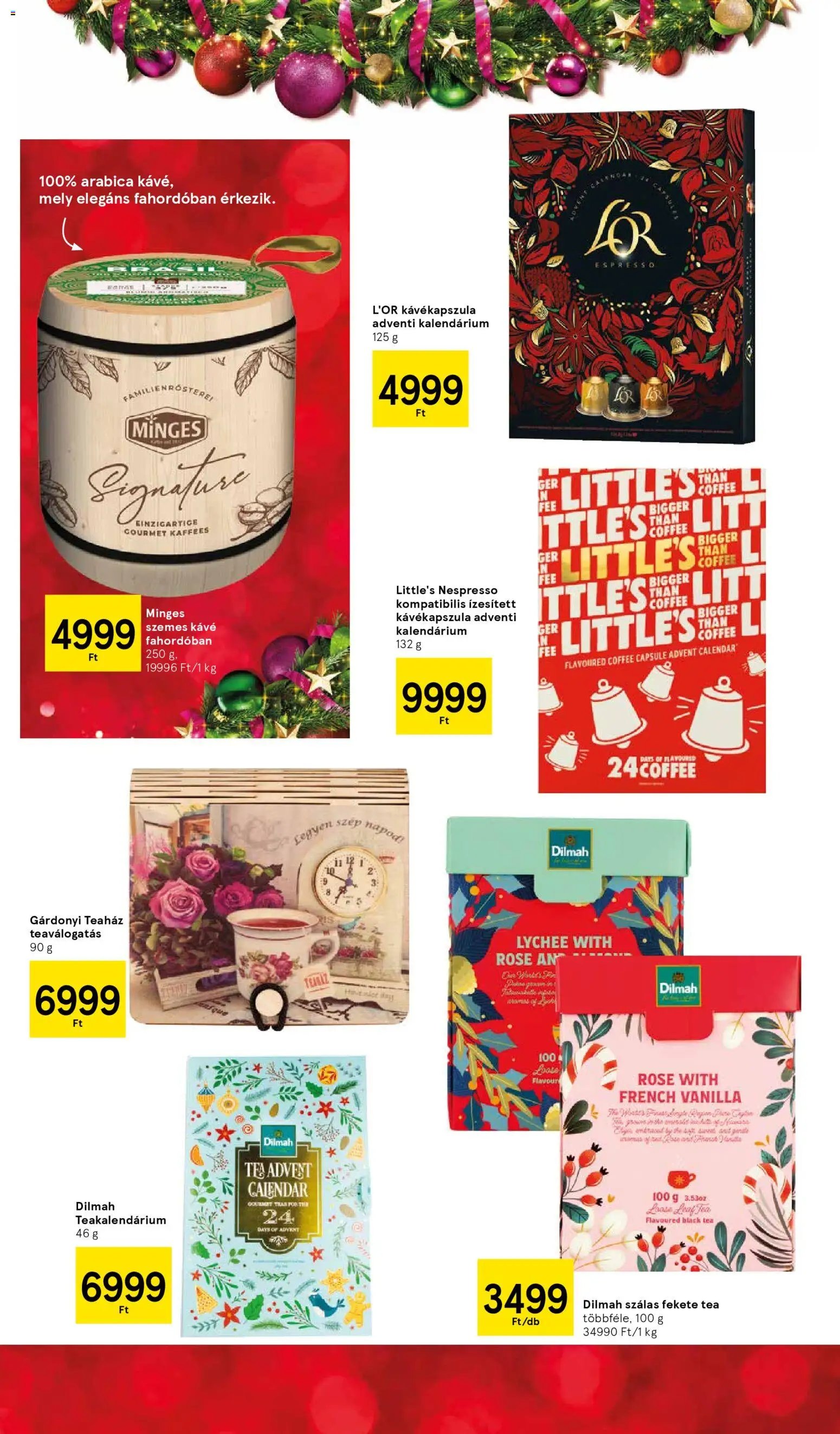 Tesco újság 2025.11.06. Karácsonyi katalógus (2025-11-06 - 2025-11-12)