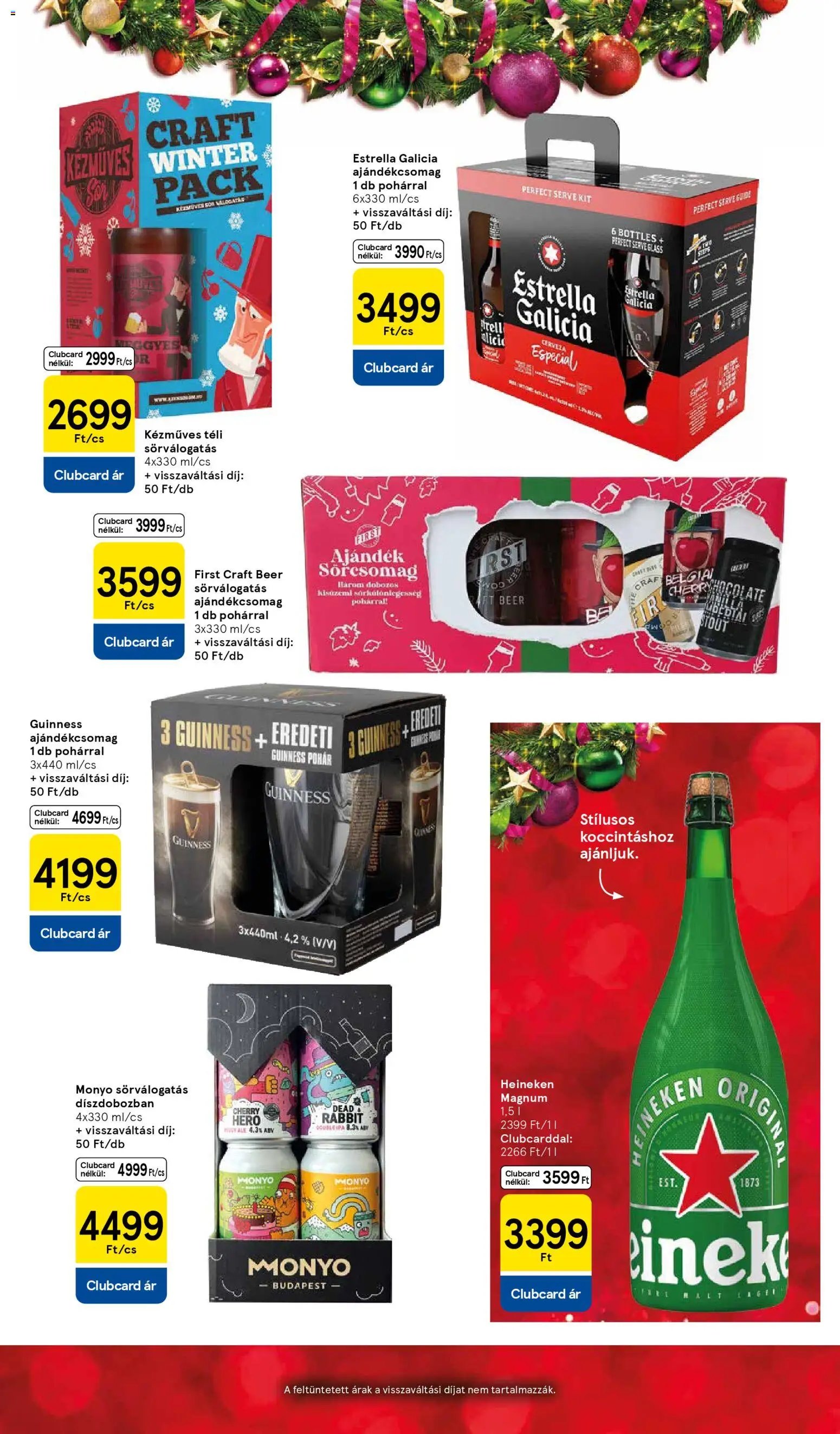 Tesco újság 2025.11.06. Karácsonyi katalógus (2025-11-06 - 2025-11-12)