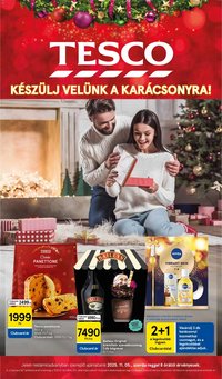 Tesco újság 2025.11.06. Karácsonyi katalógus (2025-11-06 - 2025-11-12)