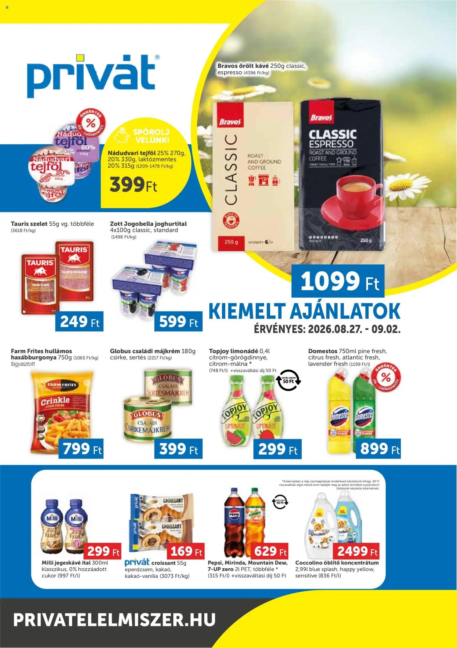 PRIVÁT újság 2026.08.27. PRIVÁT Déli vármegyék