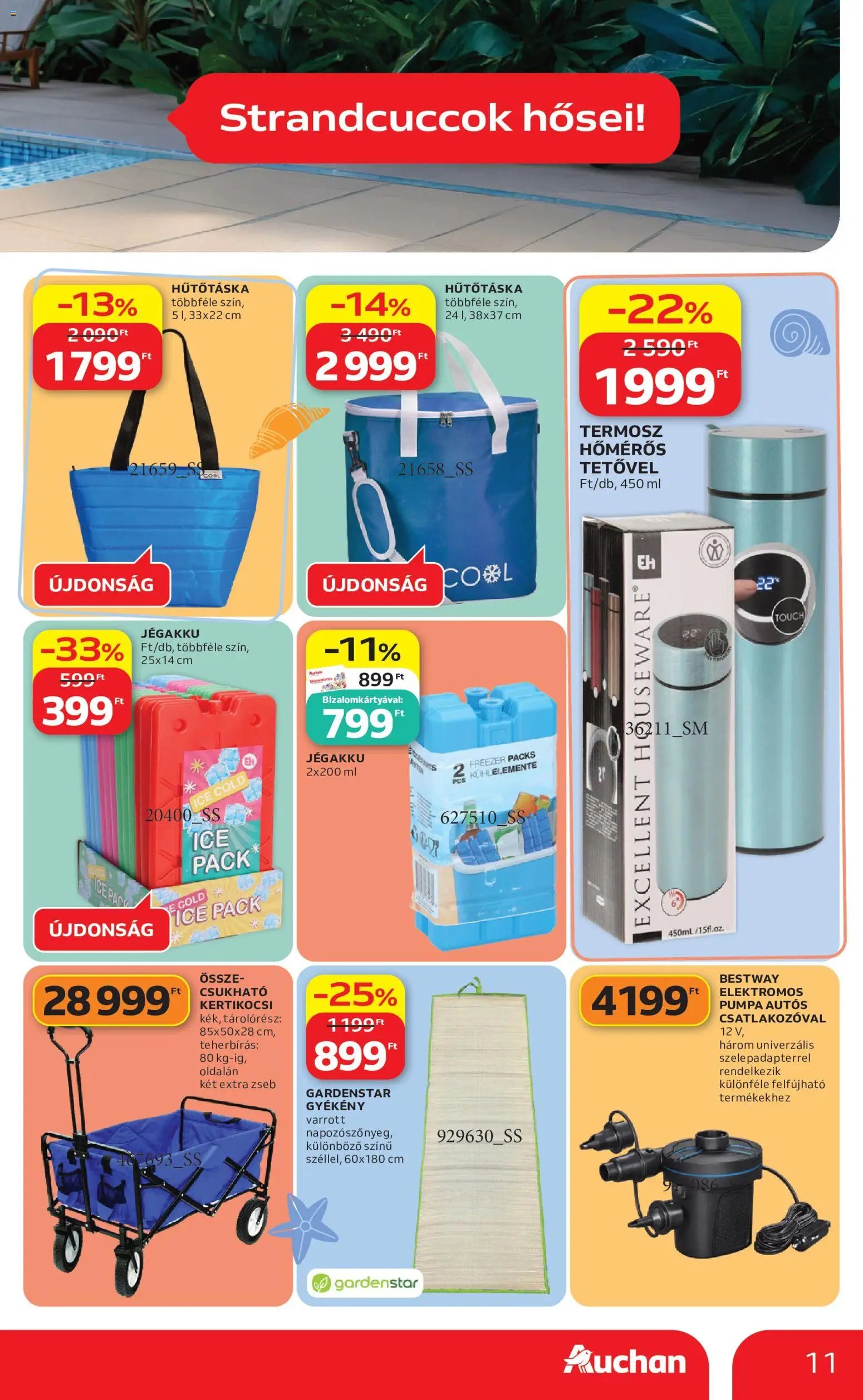 Auchan újság 2026.05.28. Auchan Strand Katalógus (2026-05-28 - 2026-06-10)