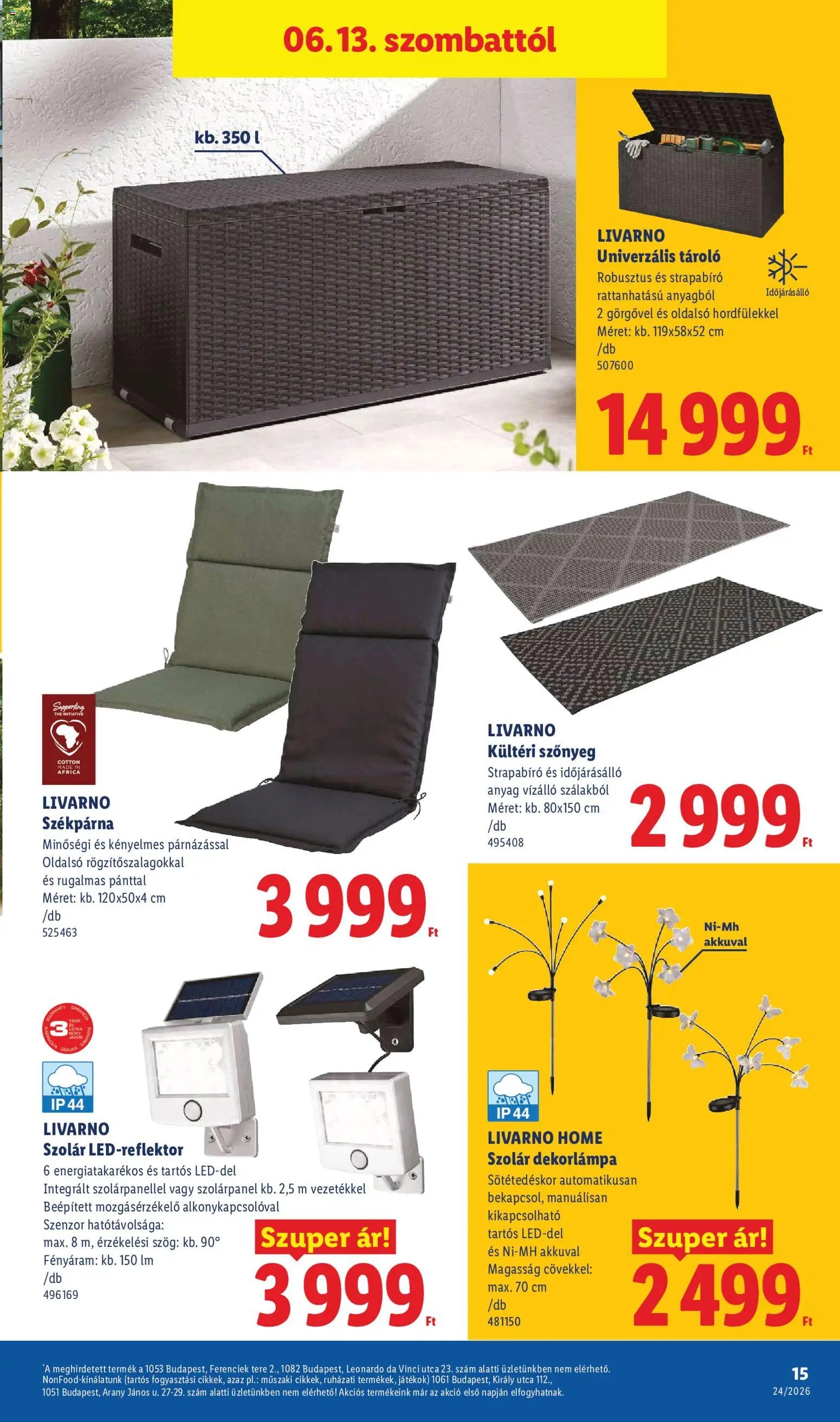 Lidl újság 2026.06.11. Lidl Nonfood kínálatunk