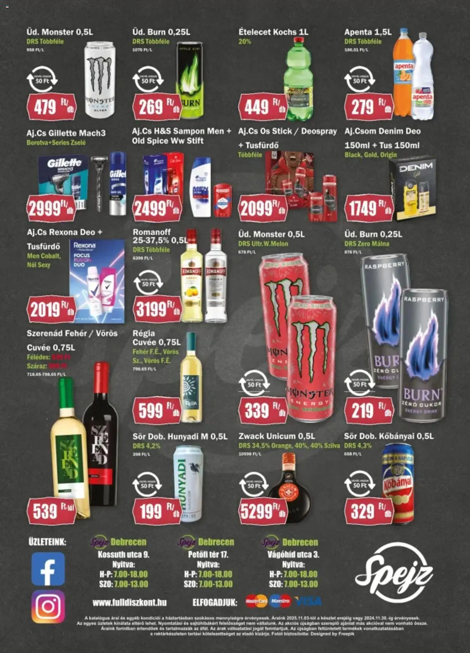 FullDiszkont újság 2025.11.03. Akciós újság FullDiszkont (2025-11-03 - 2025-11-30)