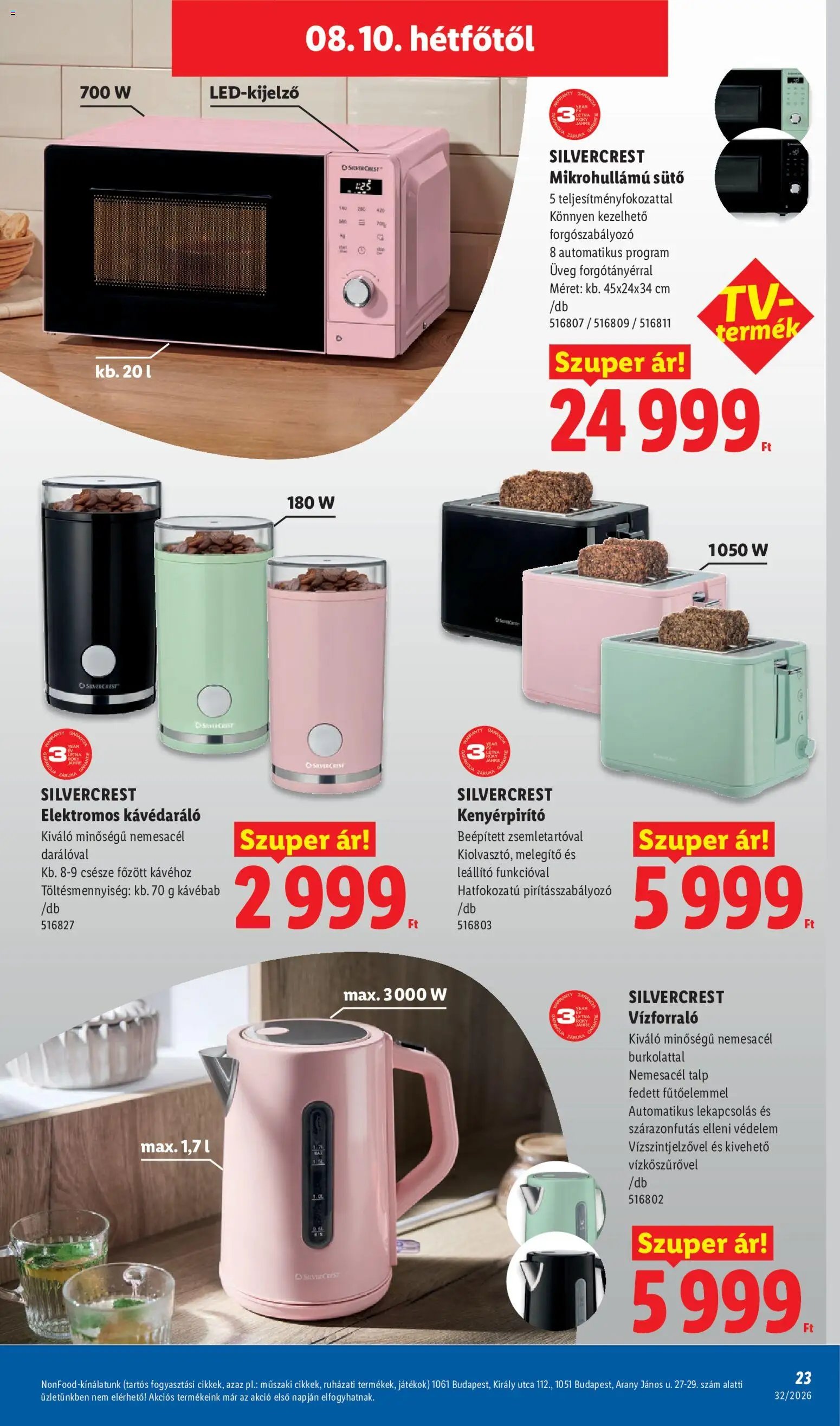Lidl újság 2026.08.06. Lidl Nonfood kínálatunk