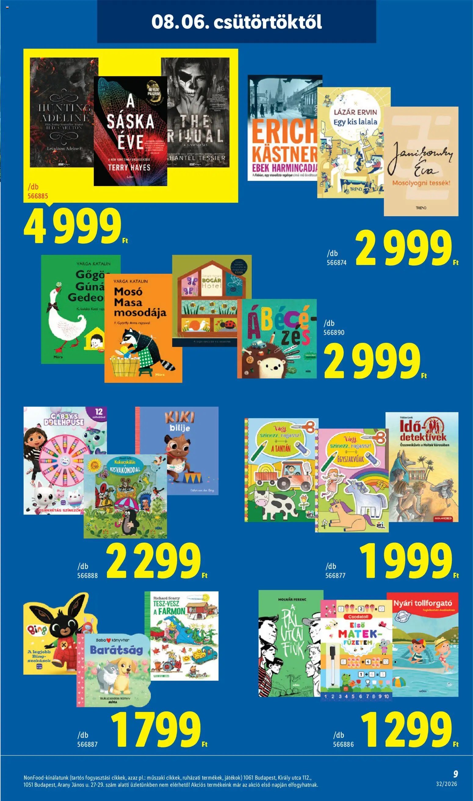 Lidl újság 2026.08.06. Lidl Nonfood kínálatunk