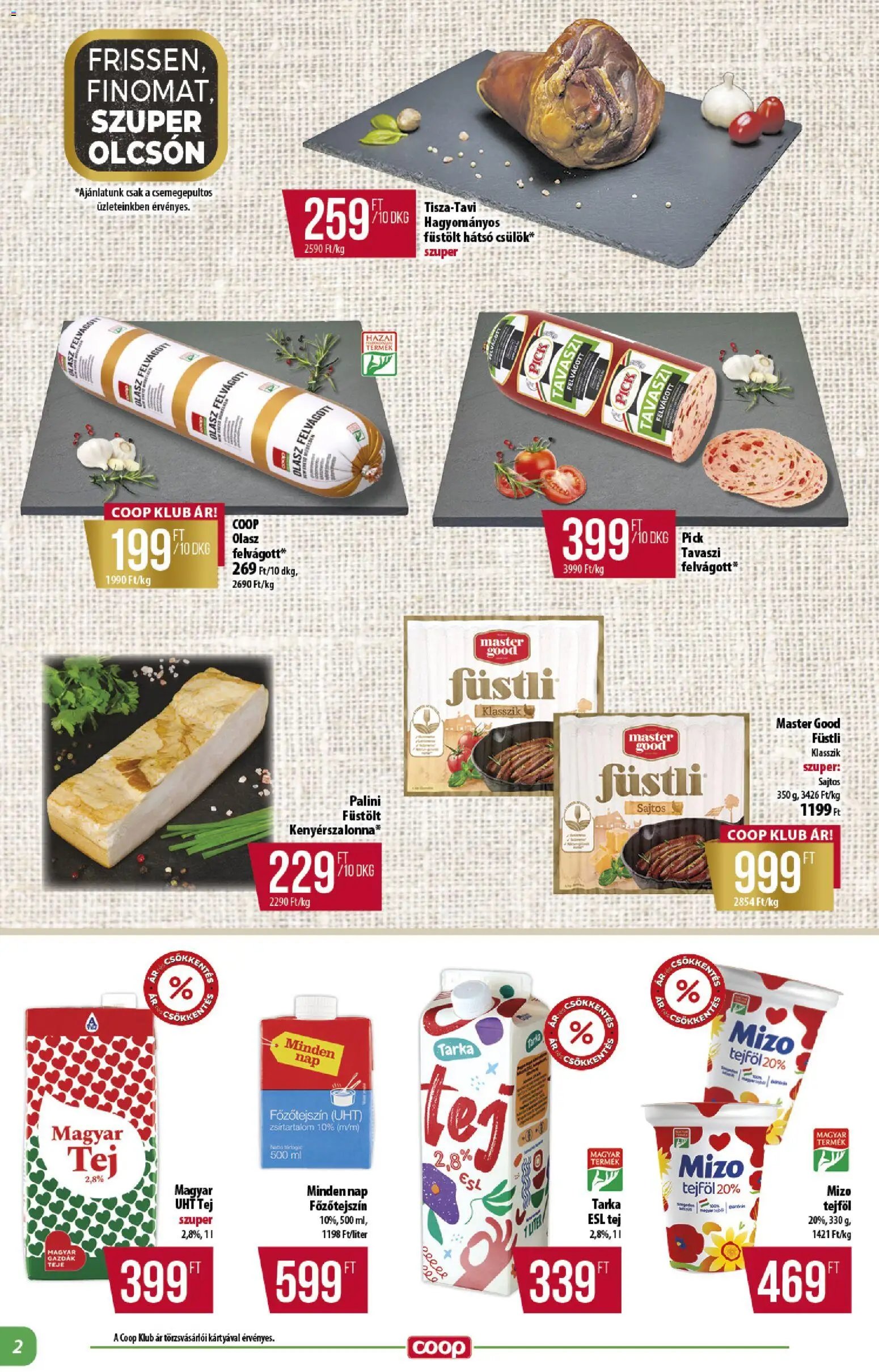 COOP újság 2026.08.27. COOP - Abc & szuper / Alföld Pro-Coop Zrt.