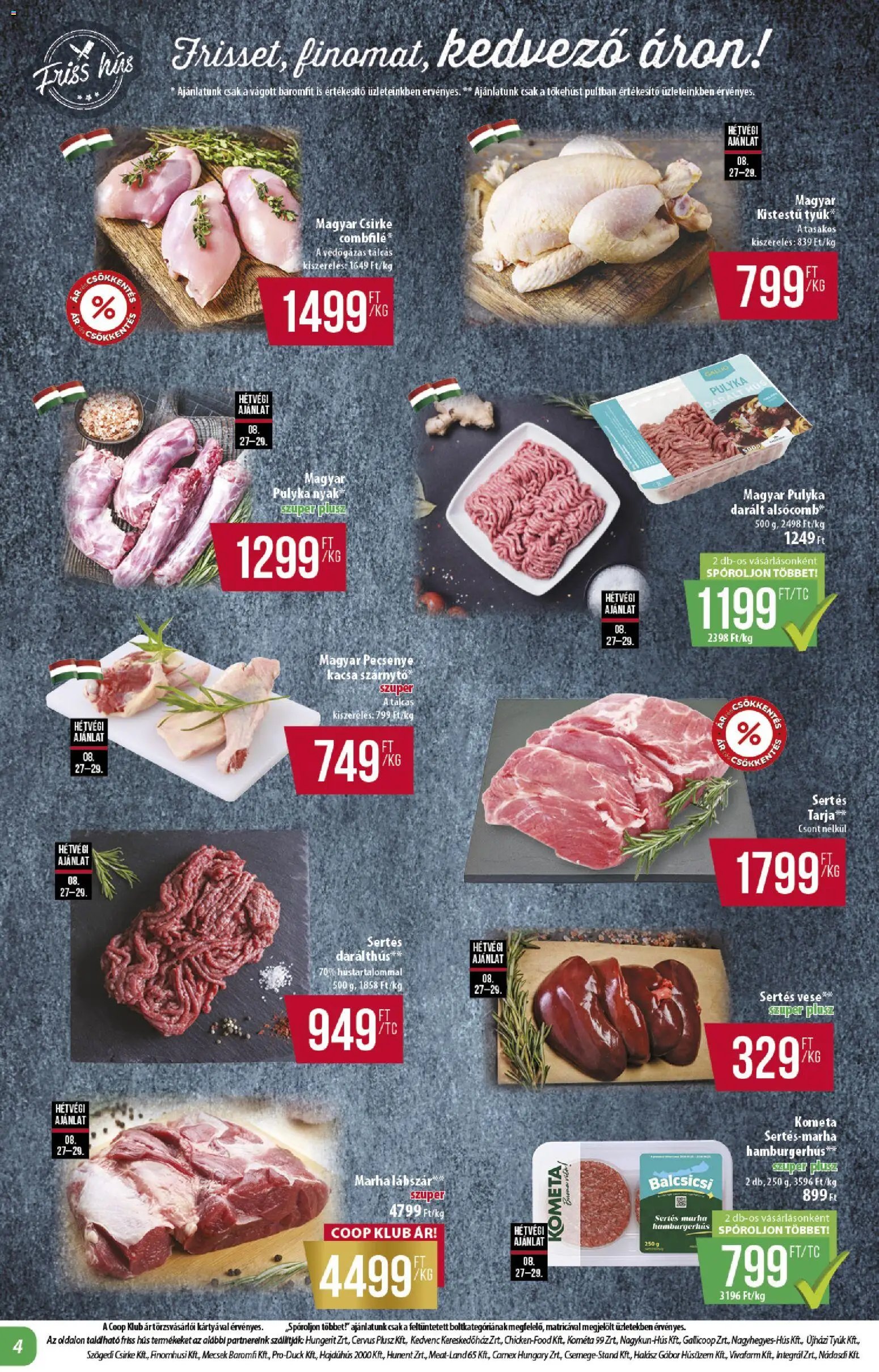 COOP újság 2026.08.27. COOP - Abc & szuper / Alföld Pro-Coop Zrt.