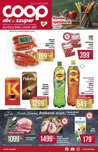 COOP újság 2026.08.27. COOP - Abc & szuper / Alföld Pro-Coop Zrt.