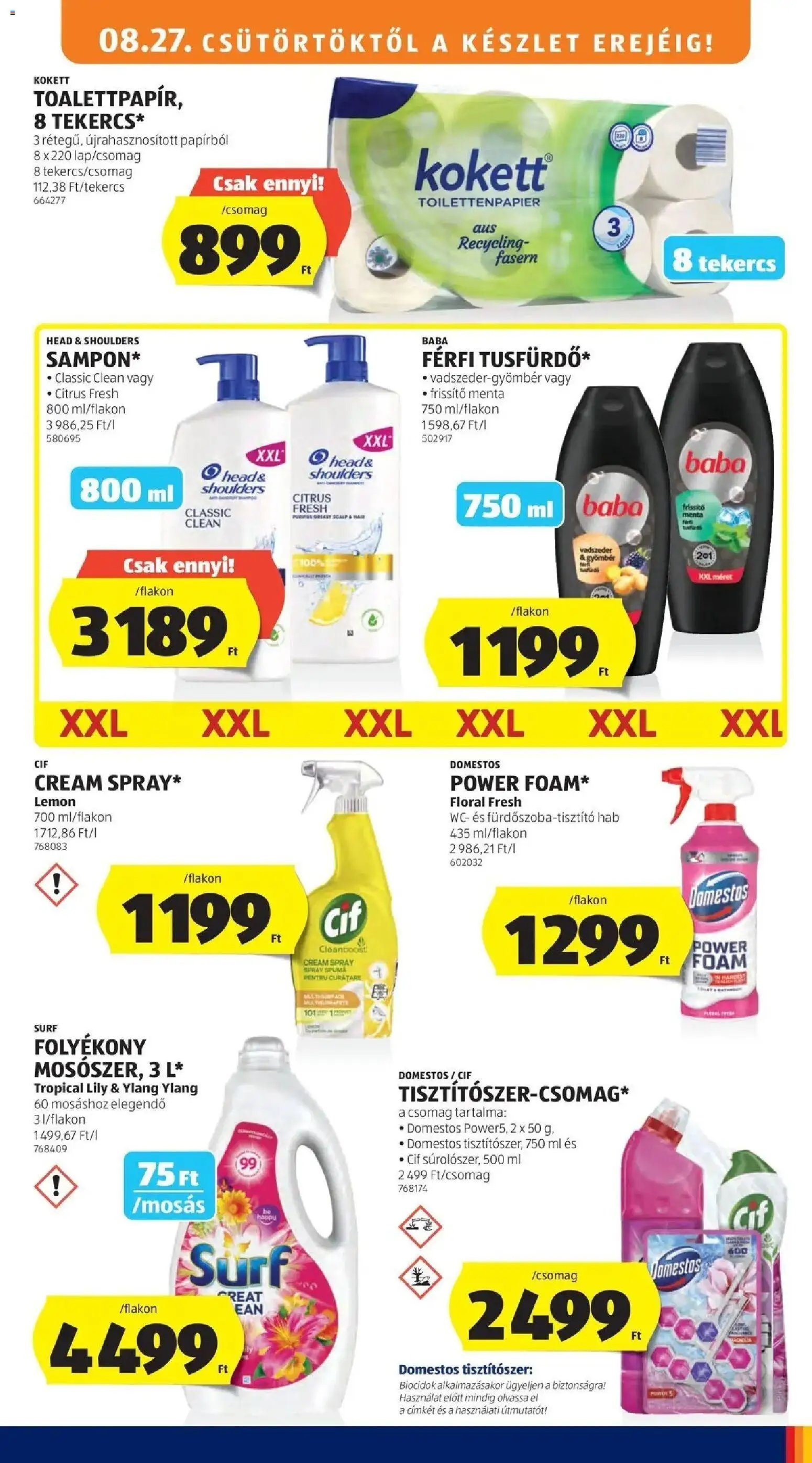 Aldi újság 2026.08.22. Aldi aktuális akciós újság