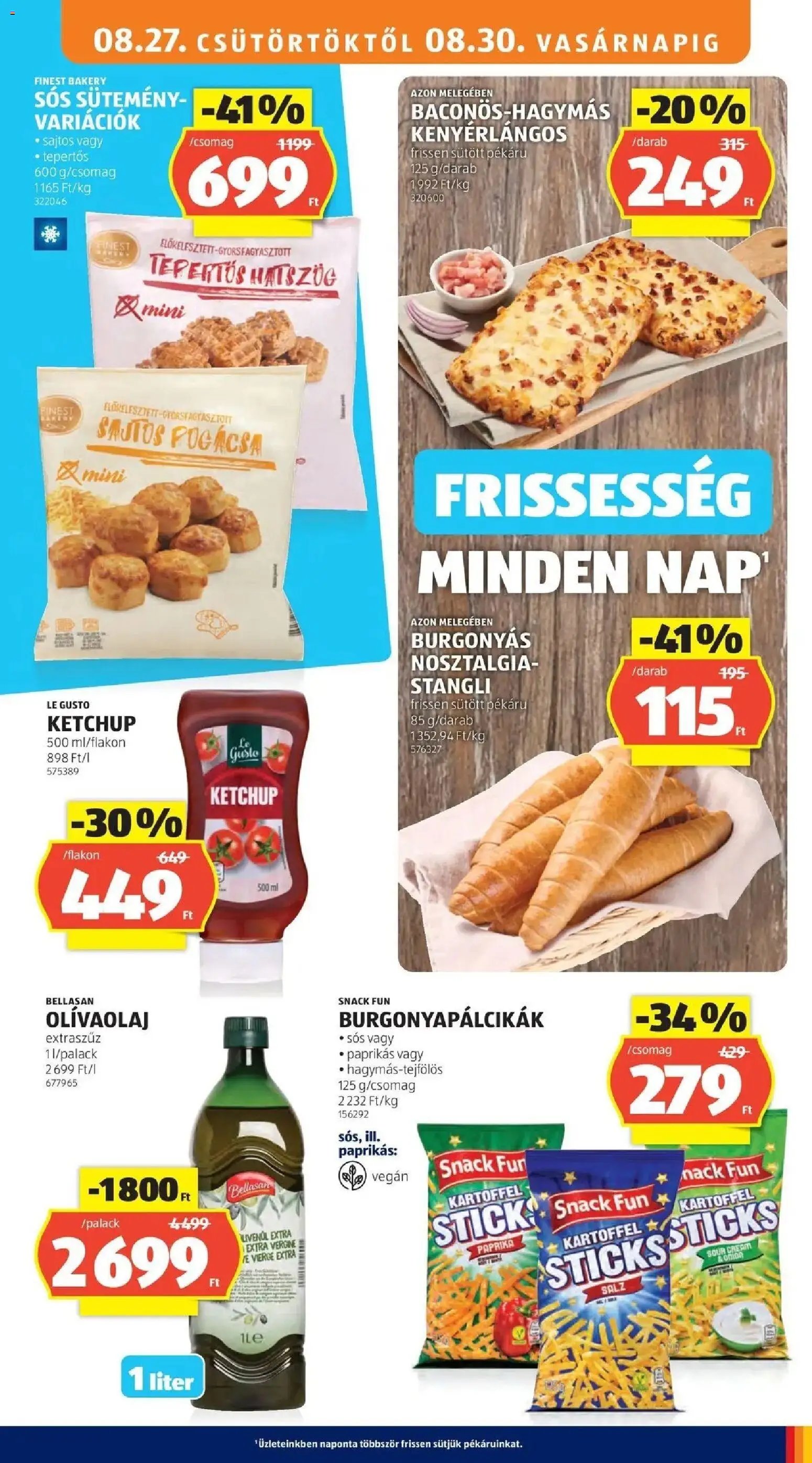 Aldi újság 2026.08.22. Aldi aktuális akciós újság