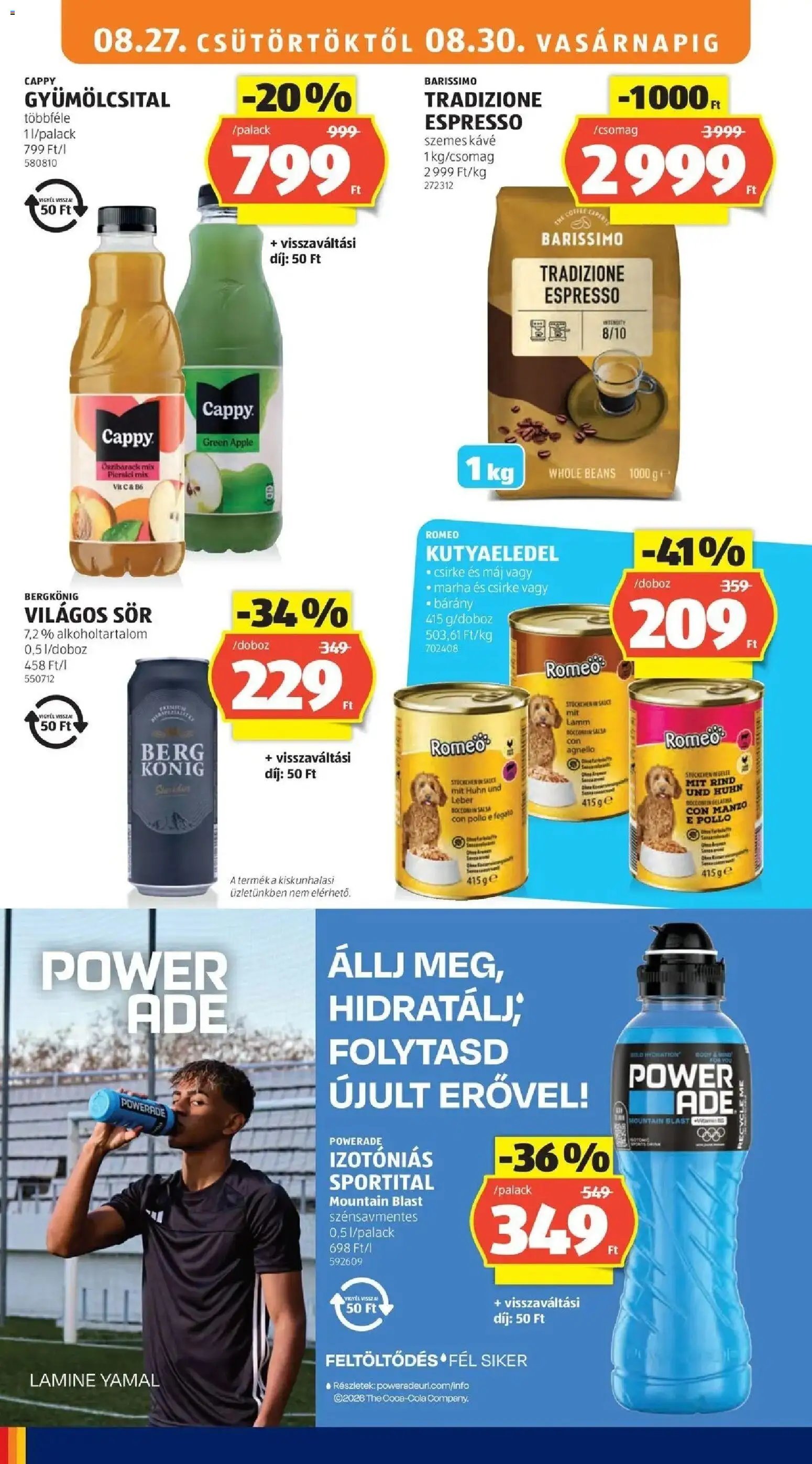 Aldi újság 2026.08.22. Aldi aktuális akciós újság