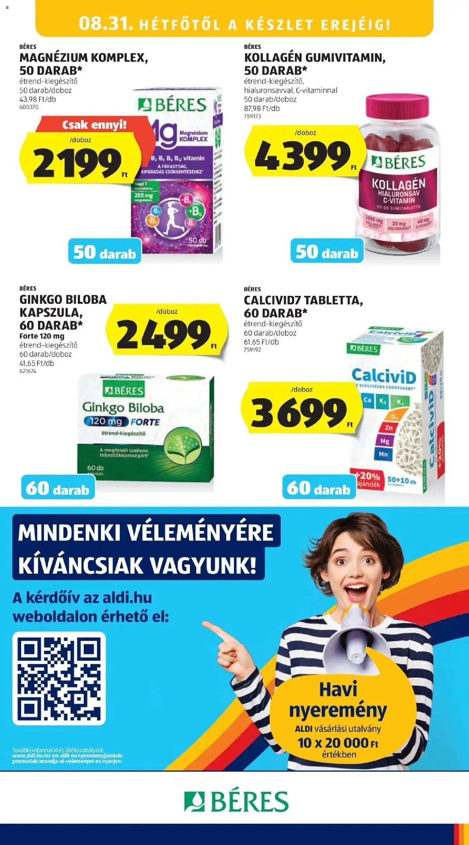 Aldi újság 2026.08.22. Aldi aktuális akciós újság
