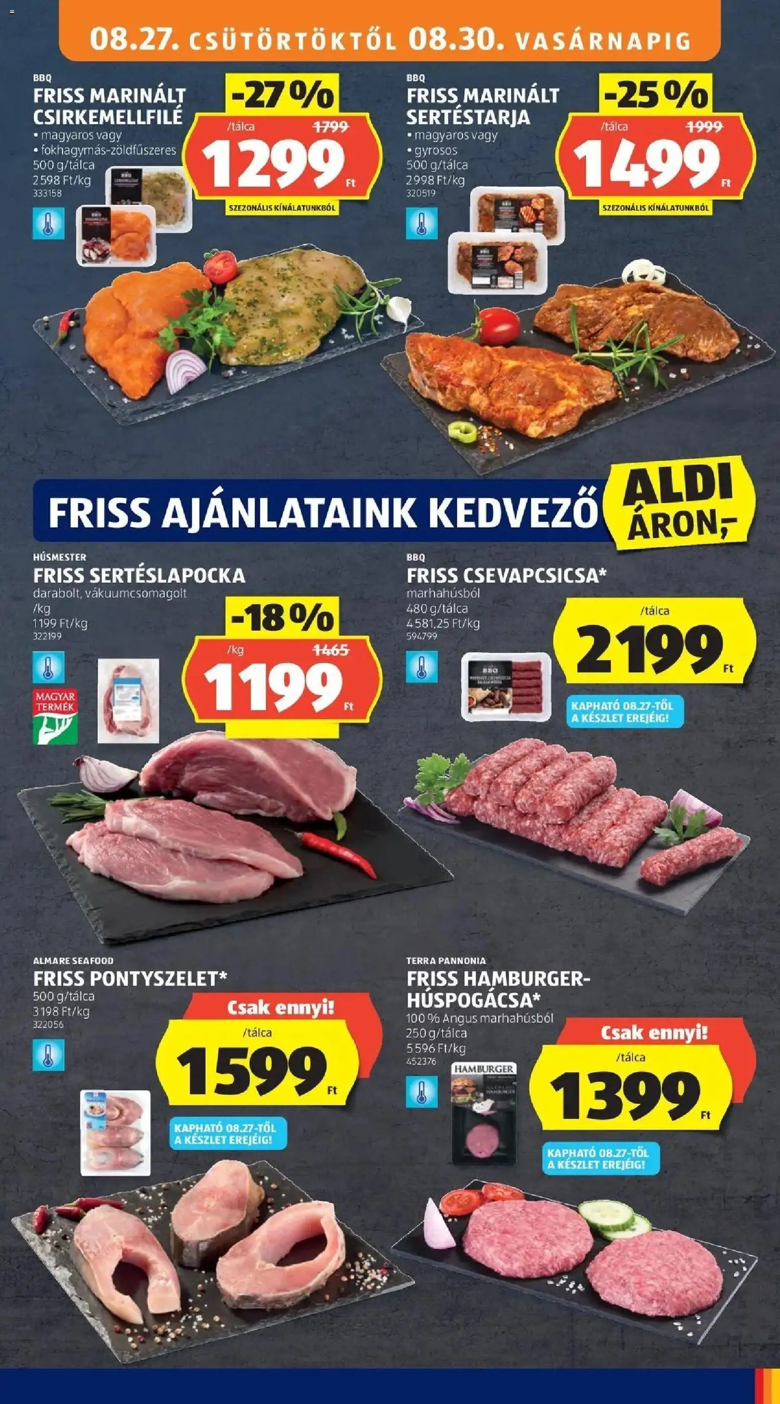 Aldi újság 2026.08.22. Aldi aktuális akciós újság