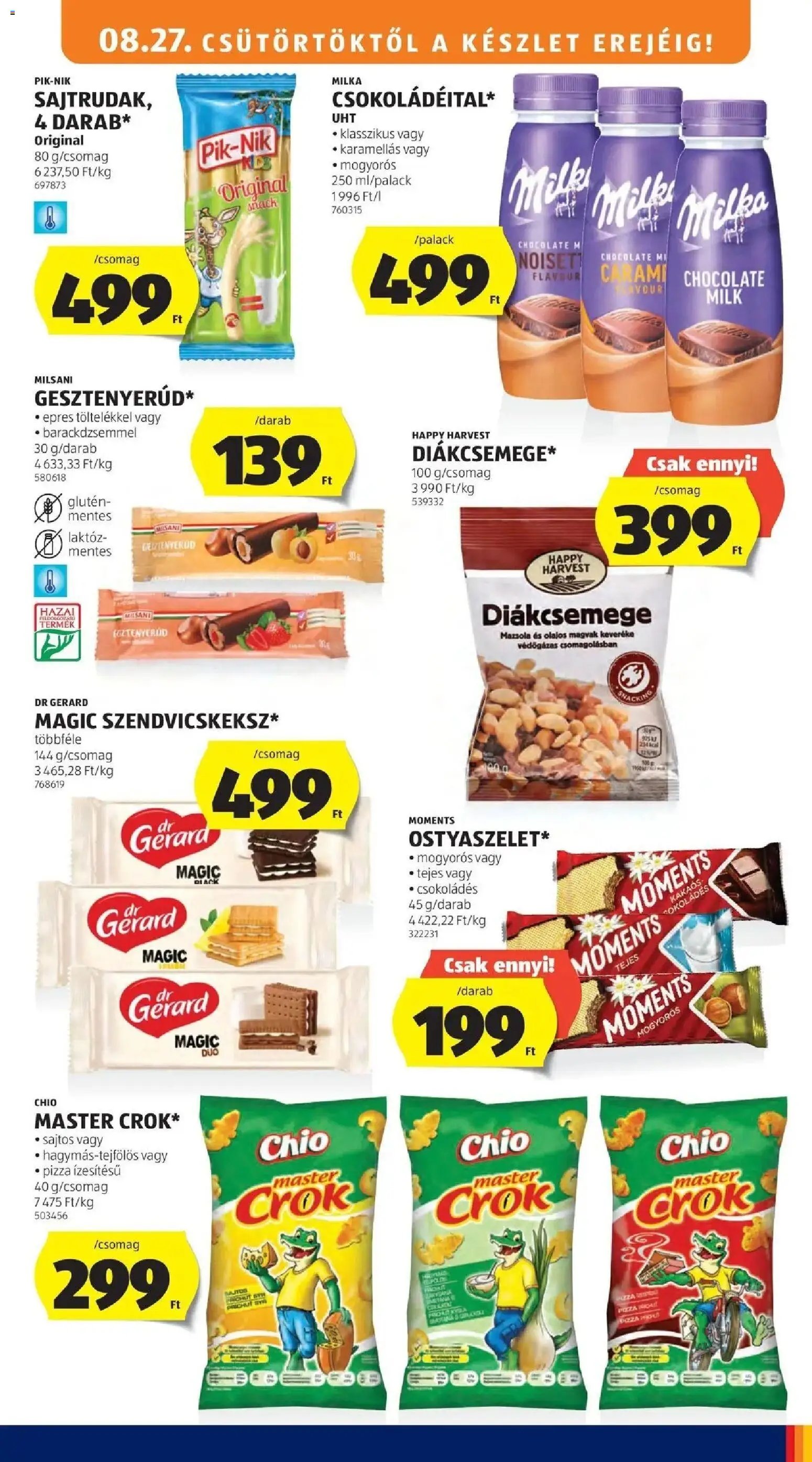Aldi újság 2026.08.22. Aldi aktuális akciós újság