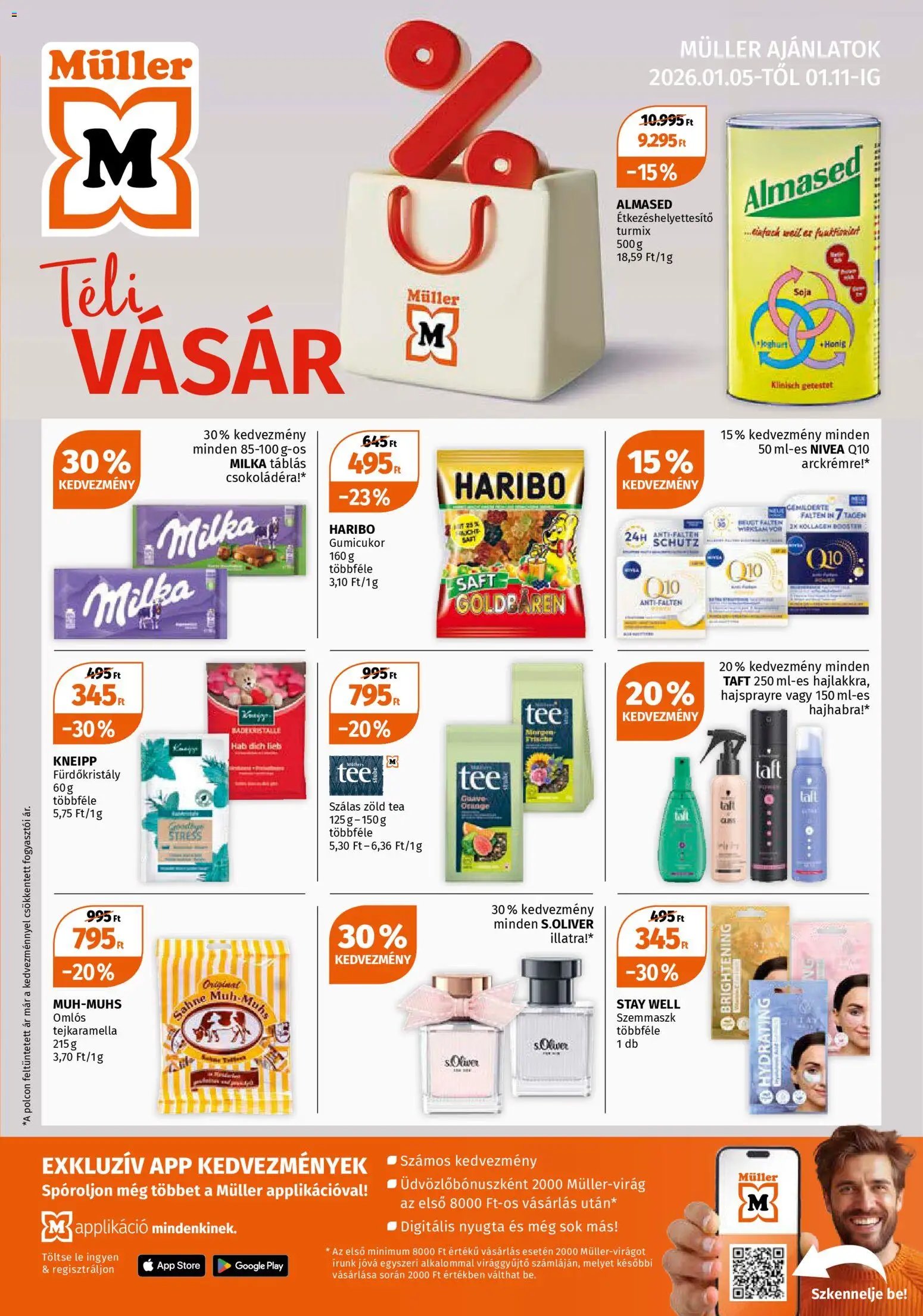 Müller újság 2026.01.05. Akciós újság Müller (2026-01-05 - 2026-11-01)