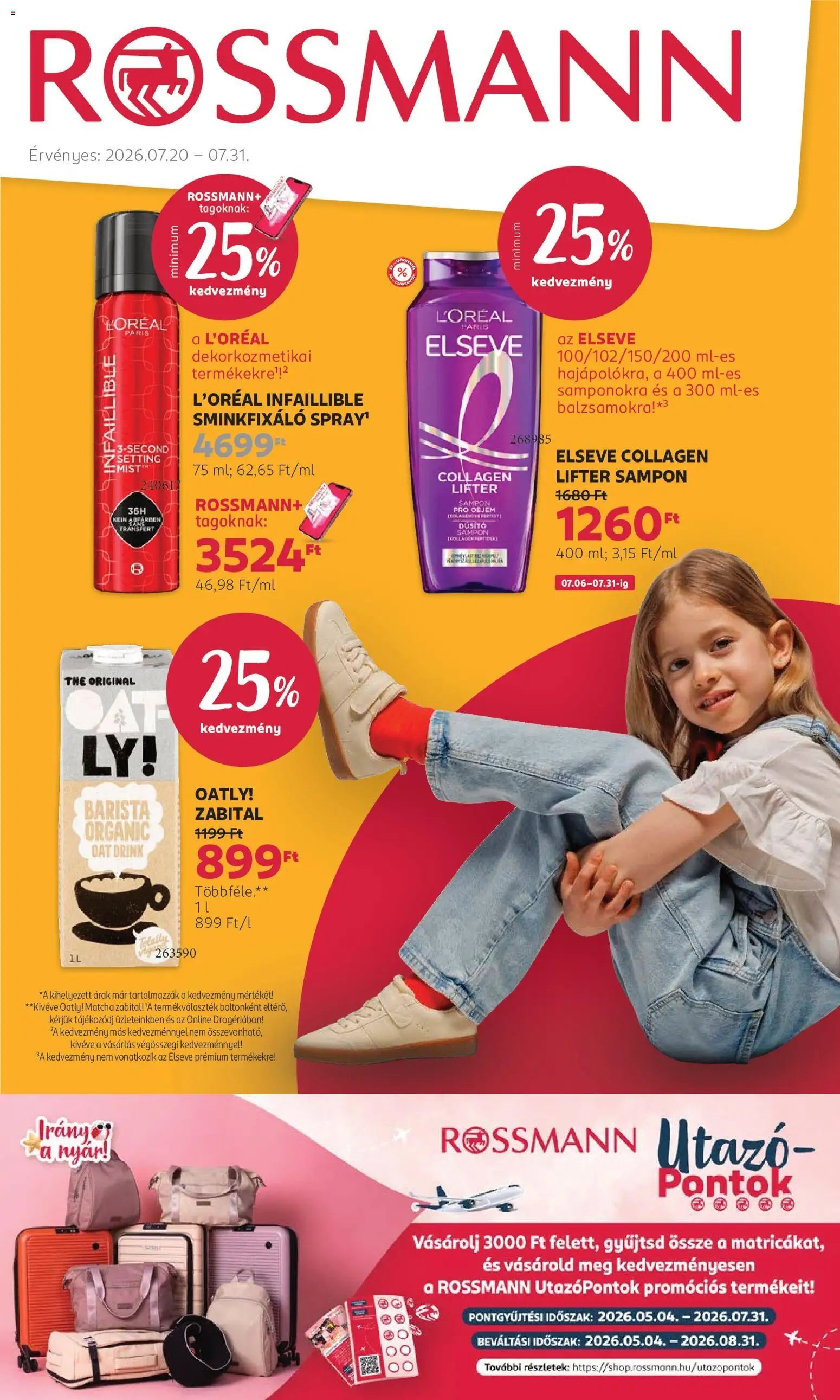 Rossmann újság 2026.07.20. Rossmann akciós újság